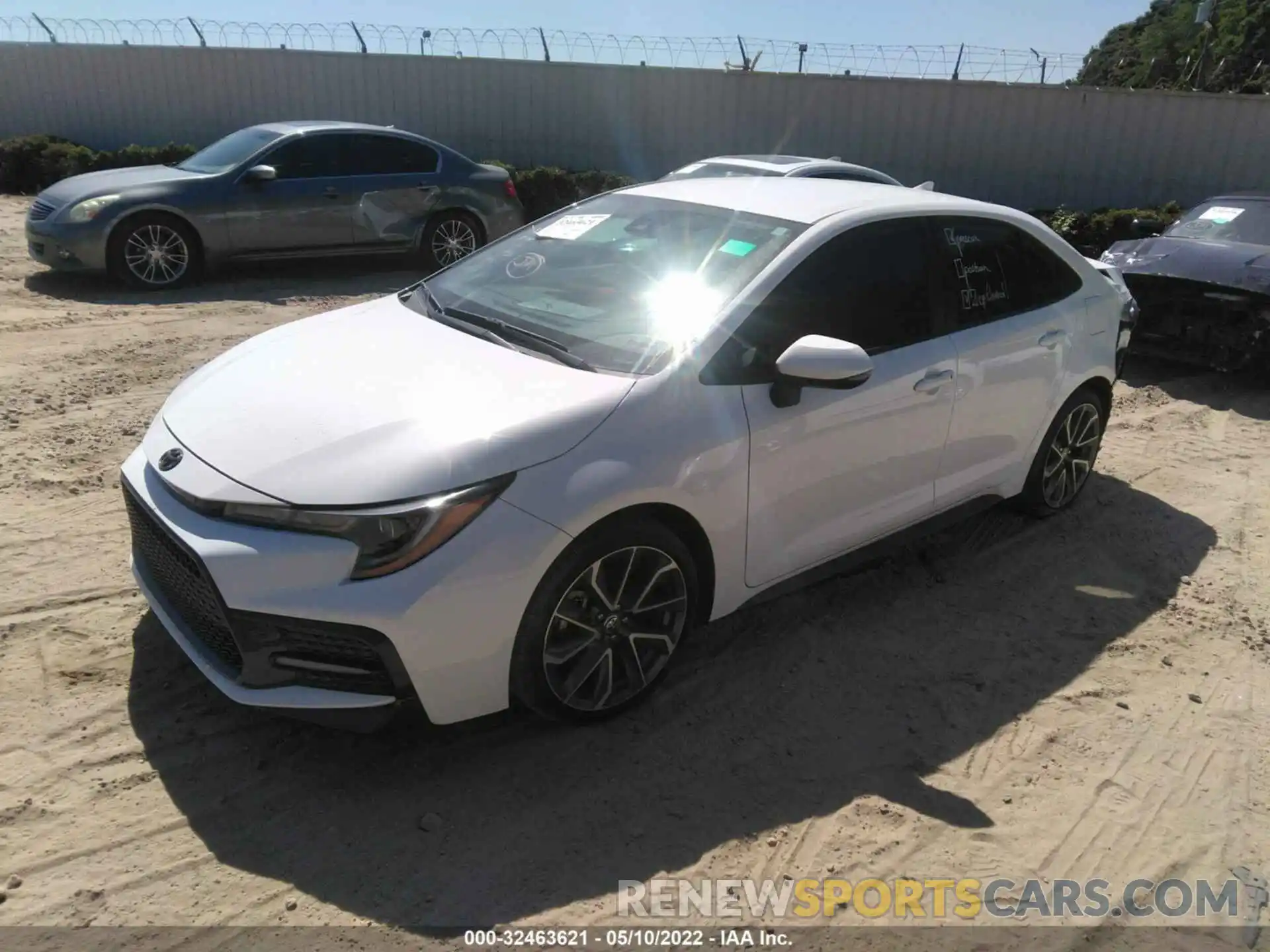 2 Photograph of a damaged car 5YFS4MCE4MP091040 TOYOTA COROLLA 2021