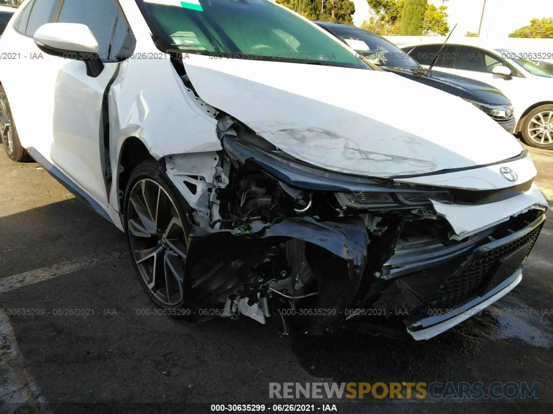 6 Photograph of a damaged car 5YFS4MCE5MP064333 TOYOTA COROLLA 2021