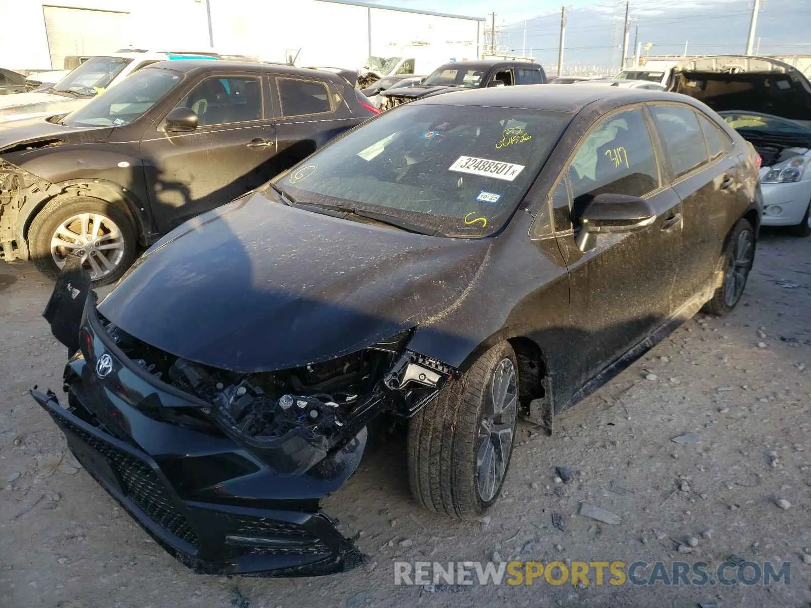 2 Photograph of a damaged car 5YFS4MCE5MP064526 TOYOTA COROLLA 2021