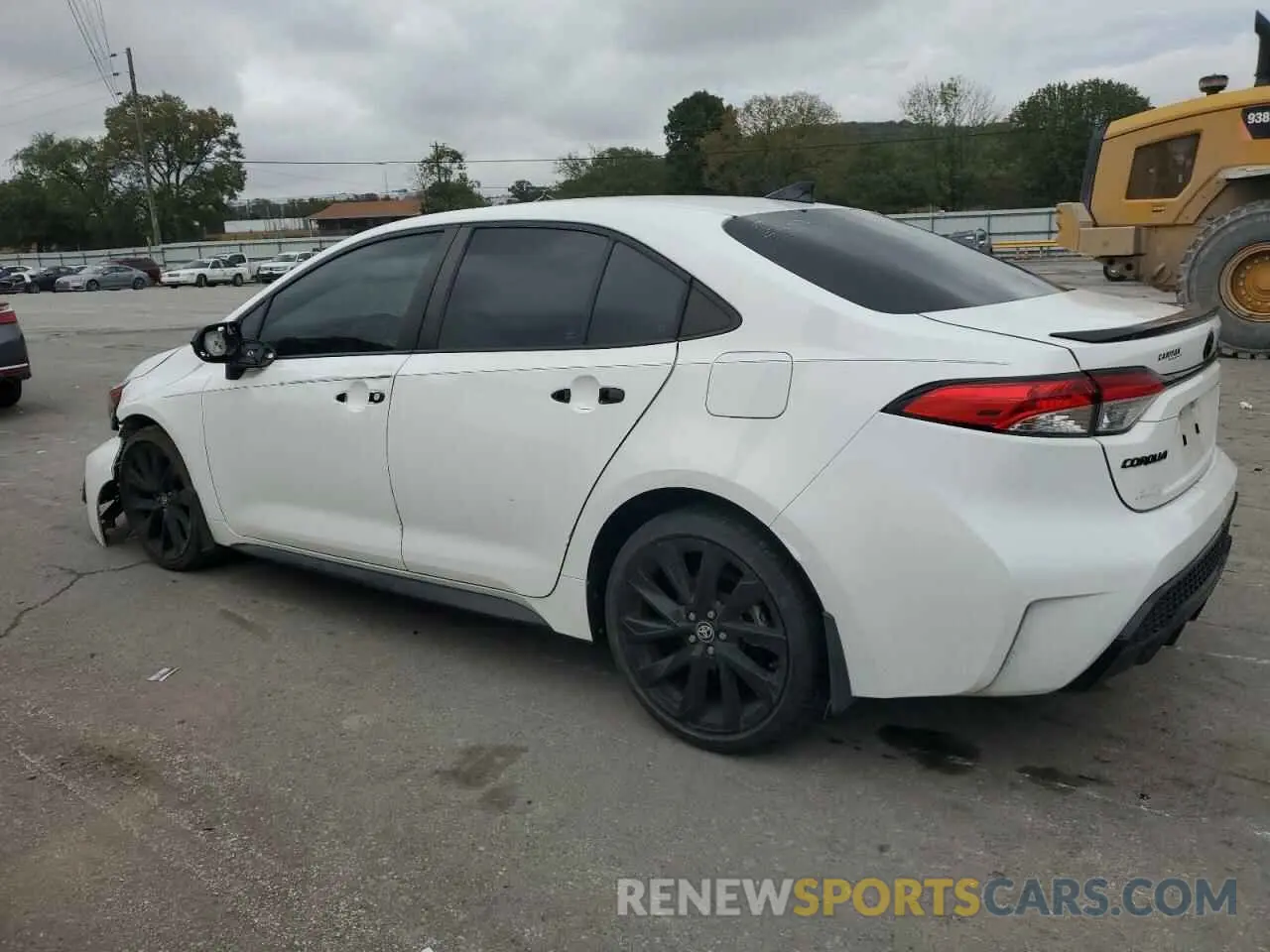 2 Photograph of a damaged car 5YFS4MCE5MP072013 TOYOTA COROLLA 2021