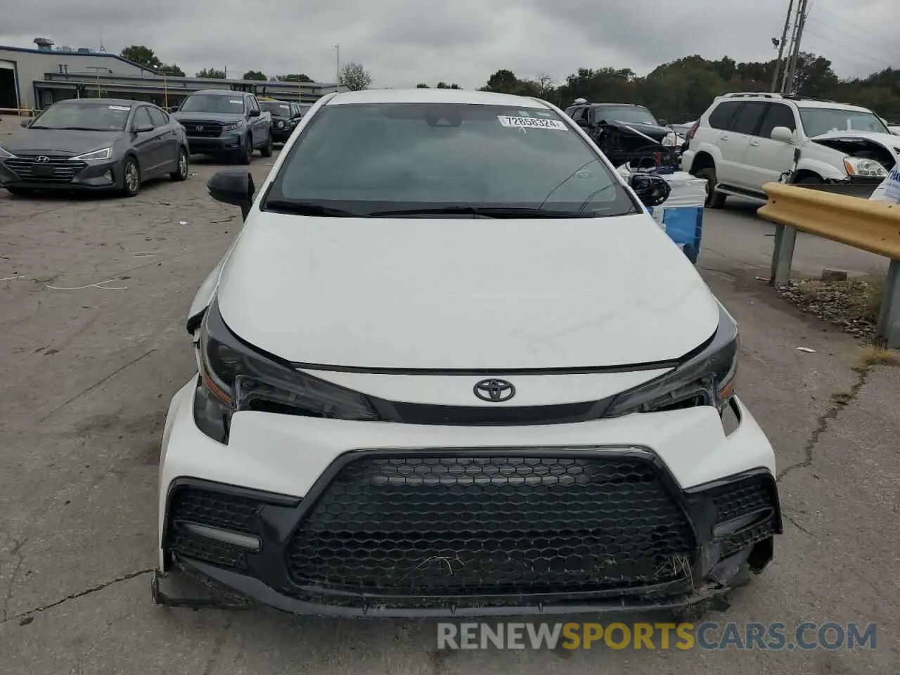 5 Photograph of a damaged car 5YFS4MCE5MP072013 TOYOTA COROLLA 2021