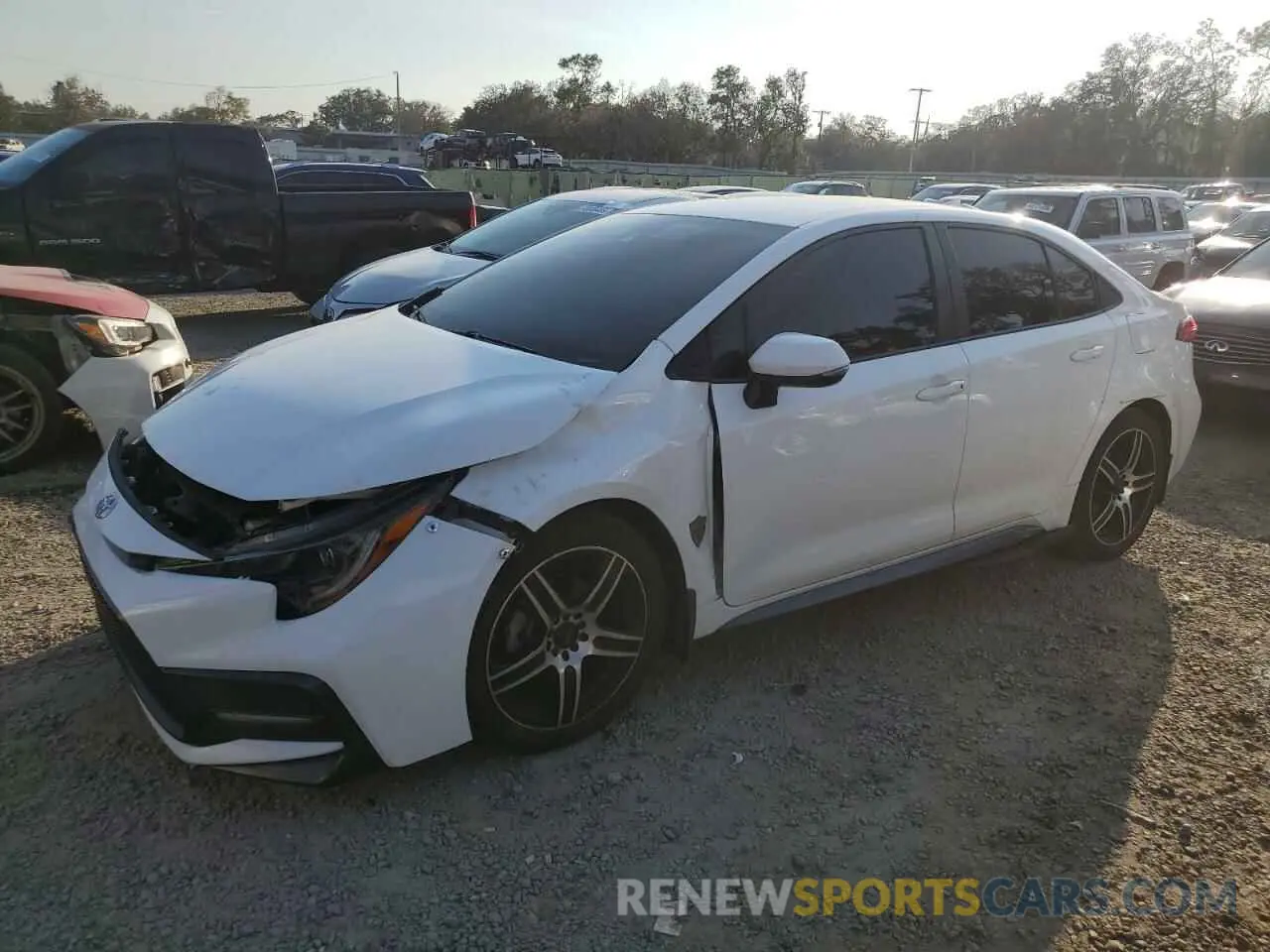 1 Photograph of a damaged car 5YFS4MCE5MP076935 TOYOTA COROLLA 2021