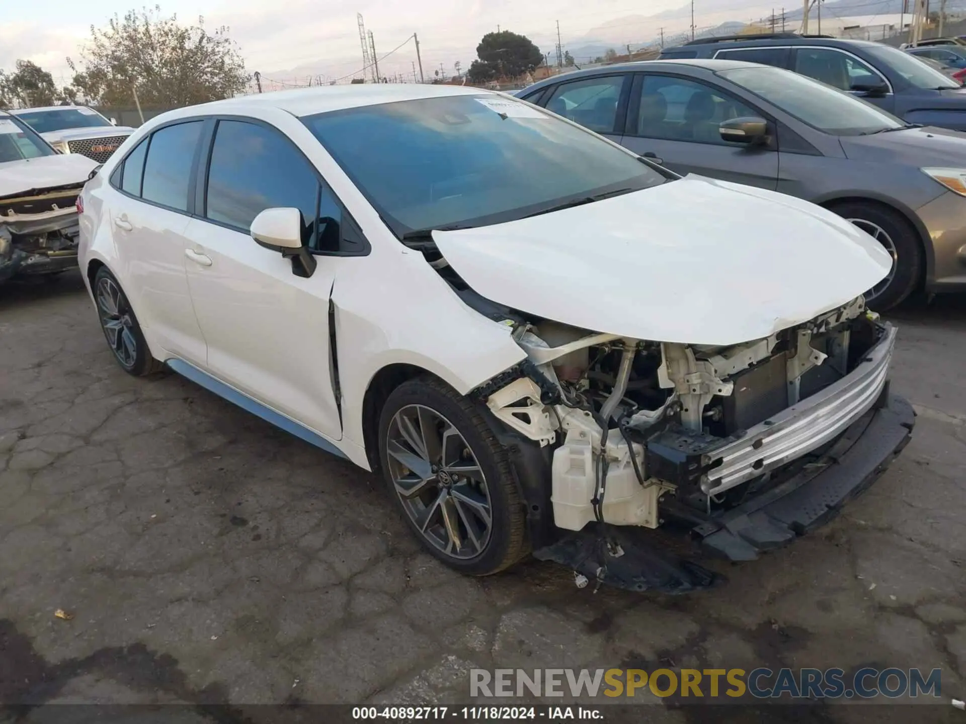 1 Photograph of a damaged car 5YFS4MCE5MP077048 TOYOTA COROLLA 2021