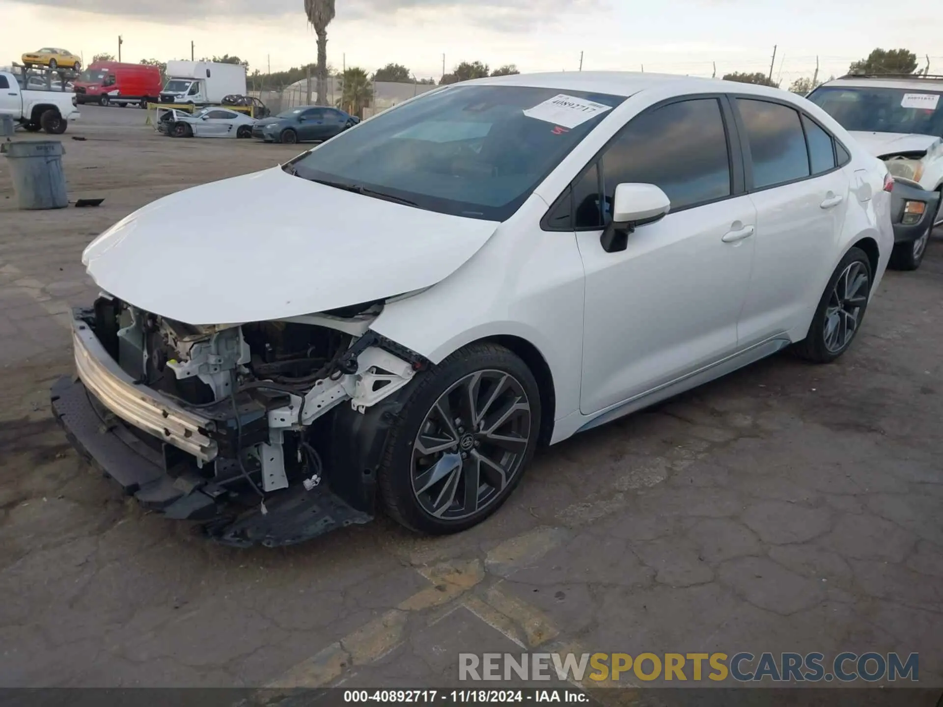 2 Photograph of a damaged car 5YFS4MCE5MP077048 TOYOTA COROLLA 2021