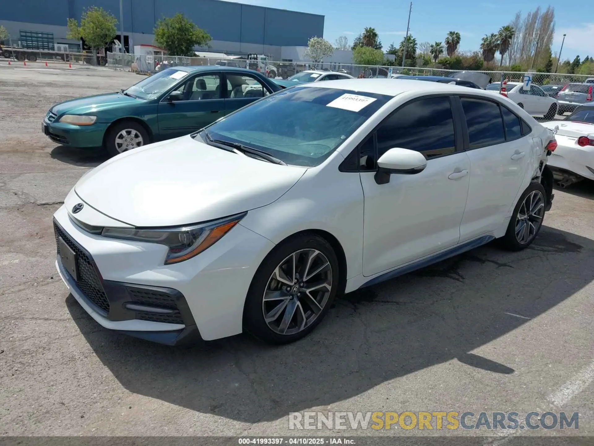 2 Photograph of a damaged car 5YFS4MCE5MP079740 TOYOTA COROLLA 2021