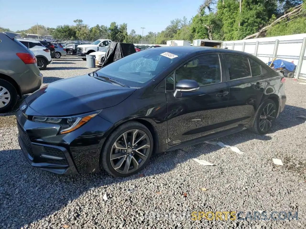 1 Photograph of a damaged car 5YFS4MCE5MP086512 TOYOTA COROLLA 2021