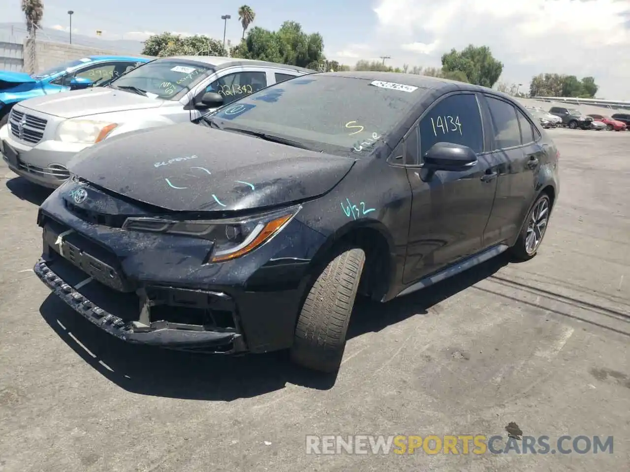 2 Photograph of a damaged car 5YFS4MCE5MP096411 TOYOTA COROLLA 2021