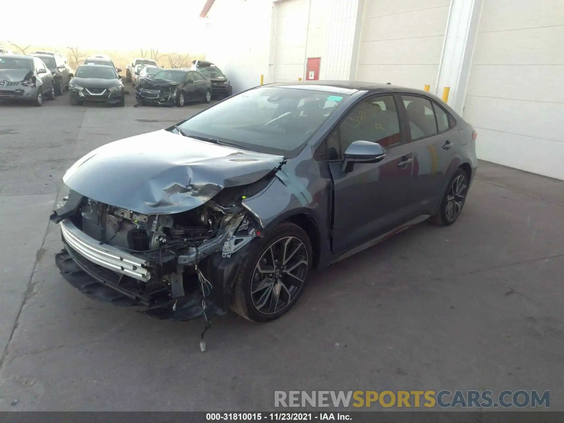 2 Photograph of a damaged car 5YFS4MCE6MP059027 TOYOTA COROLLA 2021