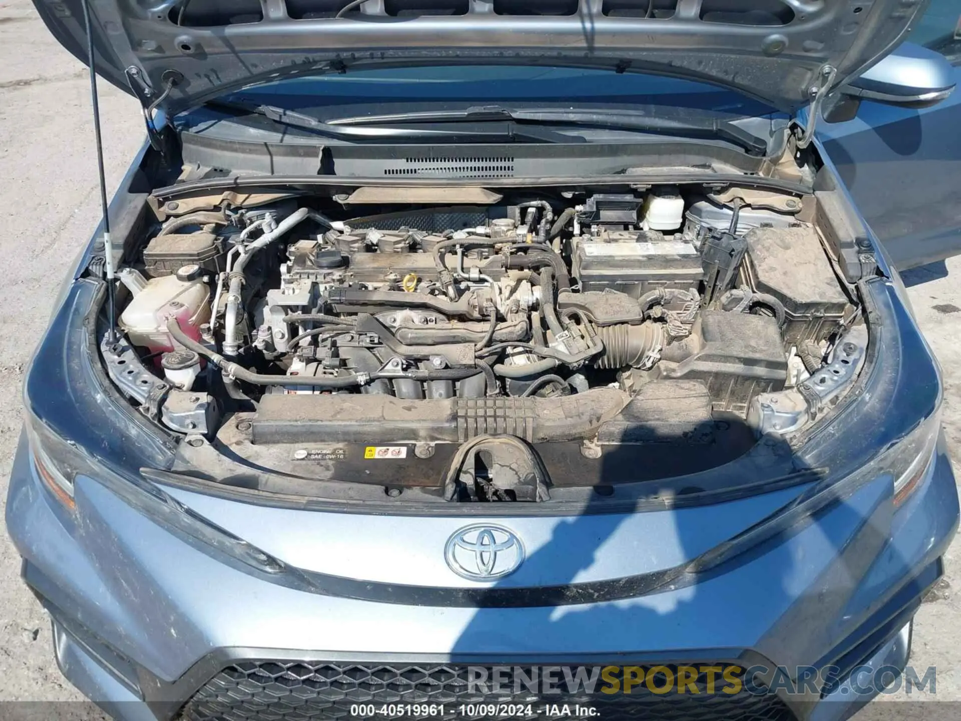 10 Photograph of a damaged car 5YFS4MCE6MP063787 TOYOTA COROLLA 2021