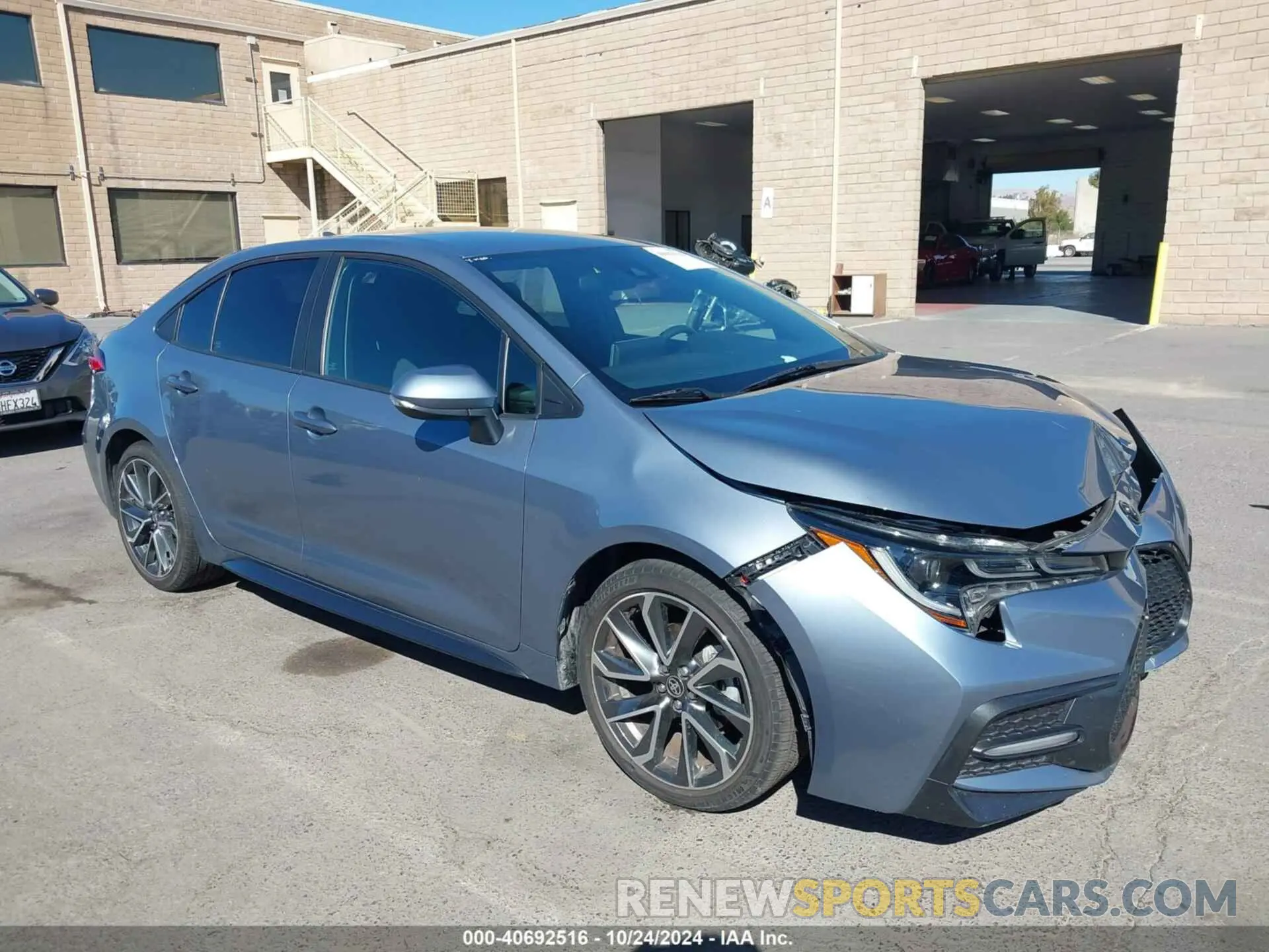 1 Photograph of a damaged car 5YFS4MCE6MP075311 TOYOTA COROLLA 2021