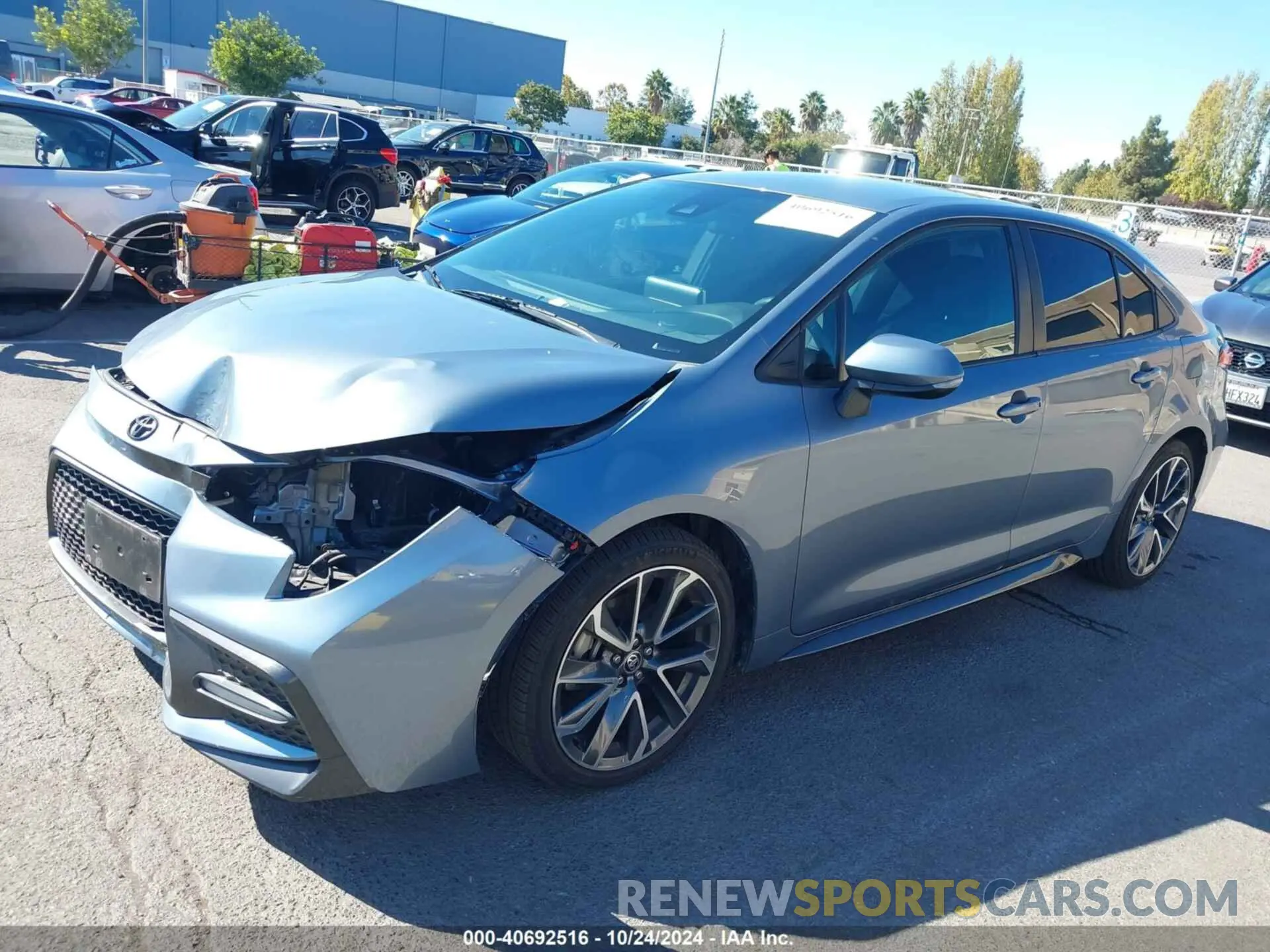 2 Photograph of a damaged car 5YFS4MCE6MP075311 TOYOTA COROLLA 2021