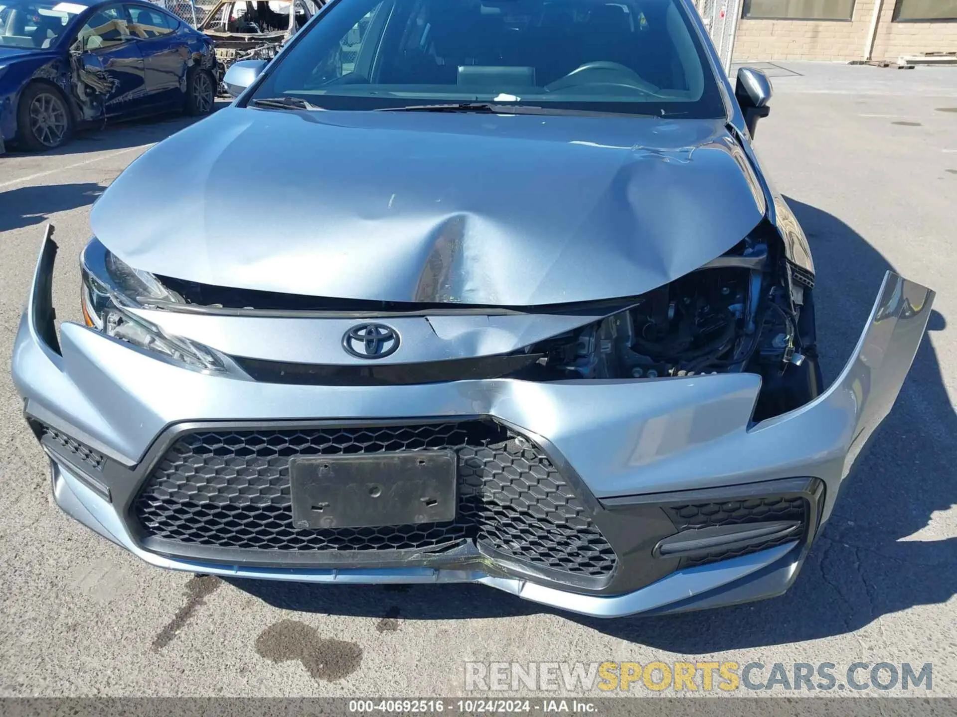 6 Photograph of a damaged car 5YFS4MCE6MP075311 TOYOTA COROLLA 2021