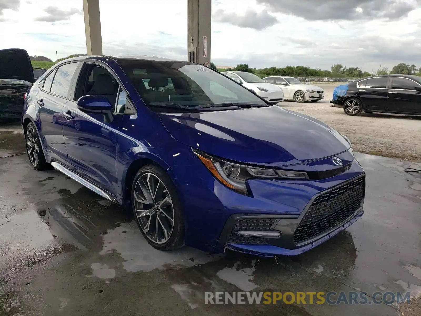 1 Photograph of a damaged car 5YFS4MCE6MP075910 TOYOTA COROLLA 2021