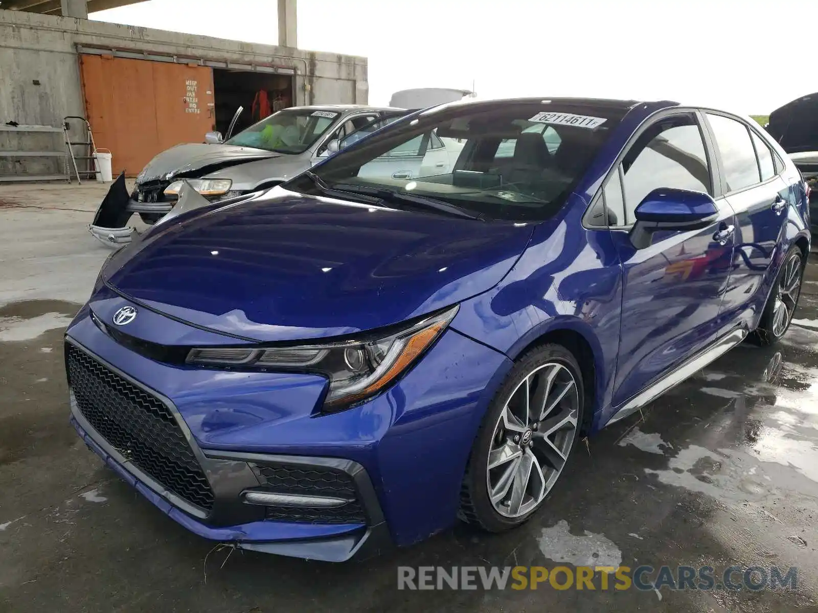 2 Photograph of a damaged car 5YFS4MCE6MP075910 TOYOTA COROLLA 2021