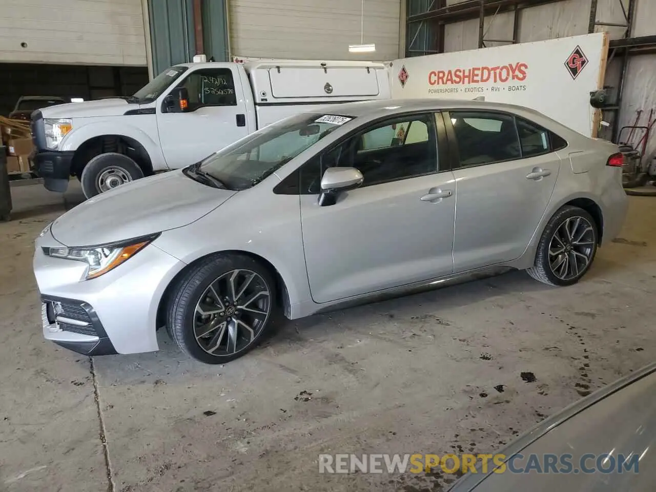 1 Photograph of a damaged car 5YFS4MCE6MP077432 TOYOTA COROLLA 2021
