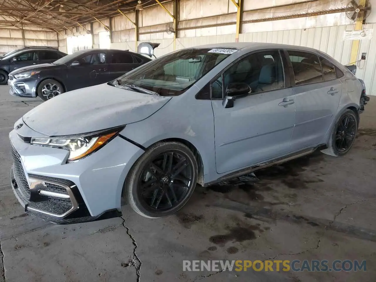 1 Photograph of a damaged car 5YFS4MCE6MP085921 TOYOTA COROLLA 2021