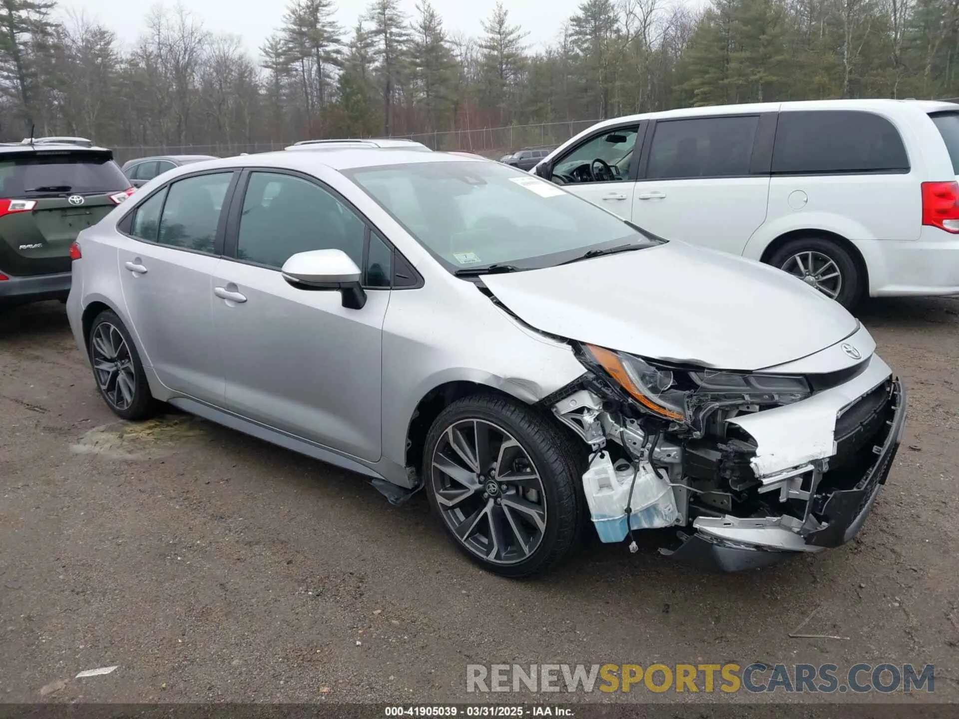 1 Photograph of a damaged car 5YFS4MCE6MP088849 TOYOTA COROLLA 2021