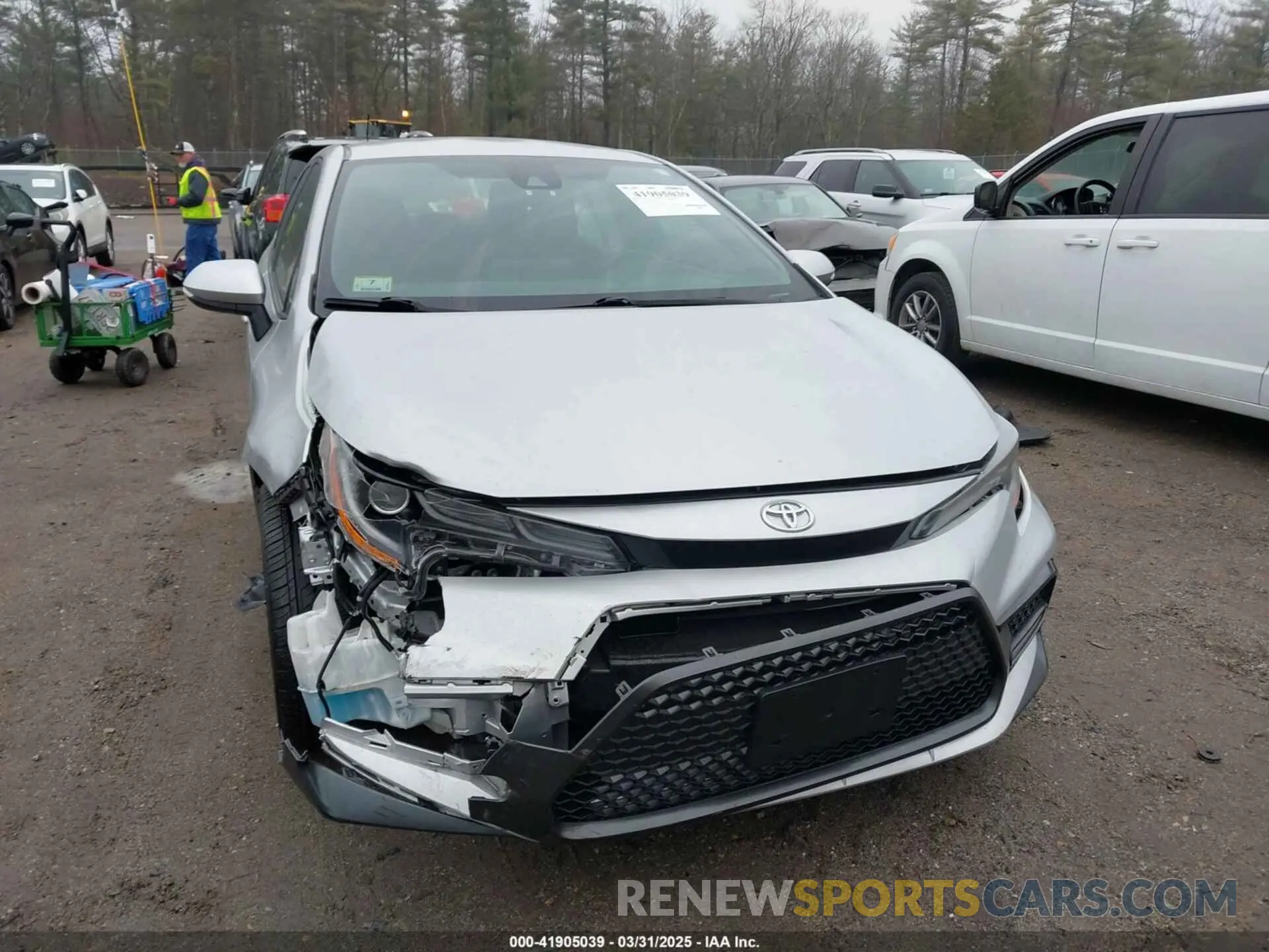 6 Photograph of a damaged car 5YFS4MCE6MP088849 TOYOTA COROLLA 2021