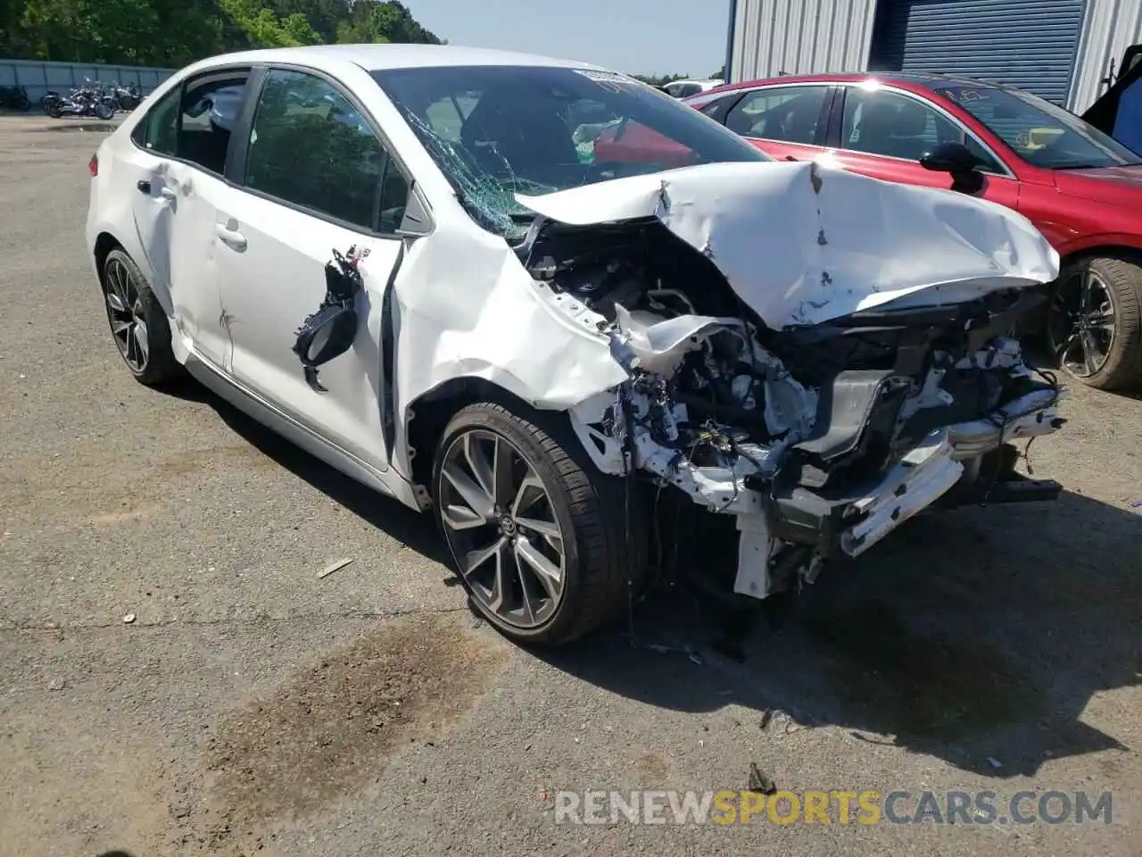 1 Photograph of a damaged car 5YFS4MCE6MP090178 TOYOTA COROLLA 2021