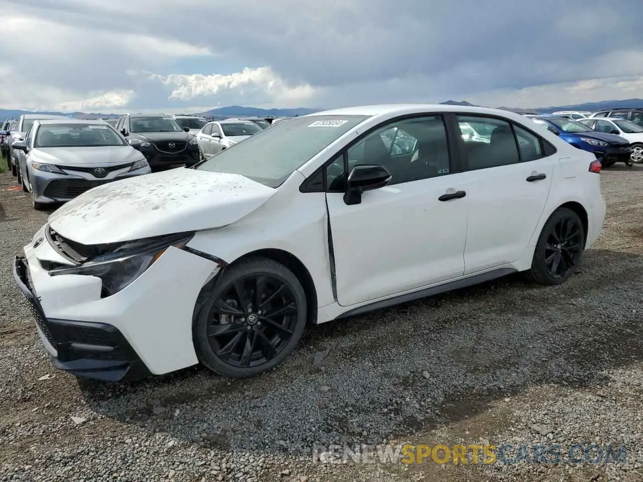 1 Photograph of a damaged car 5YFS4MCE6MP097471 TOYOTA COROLLA 2021