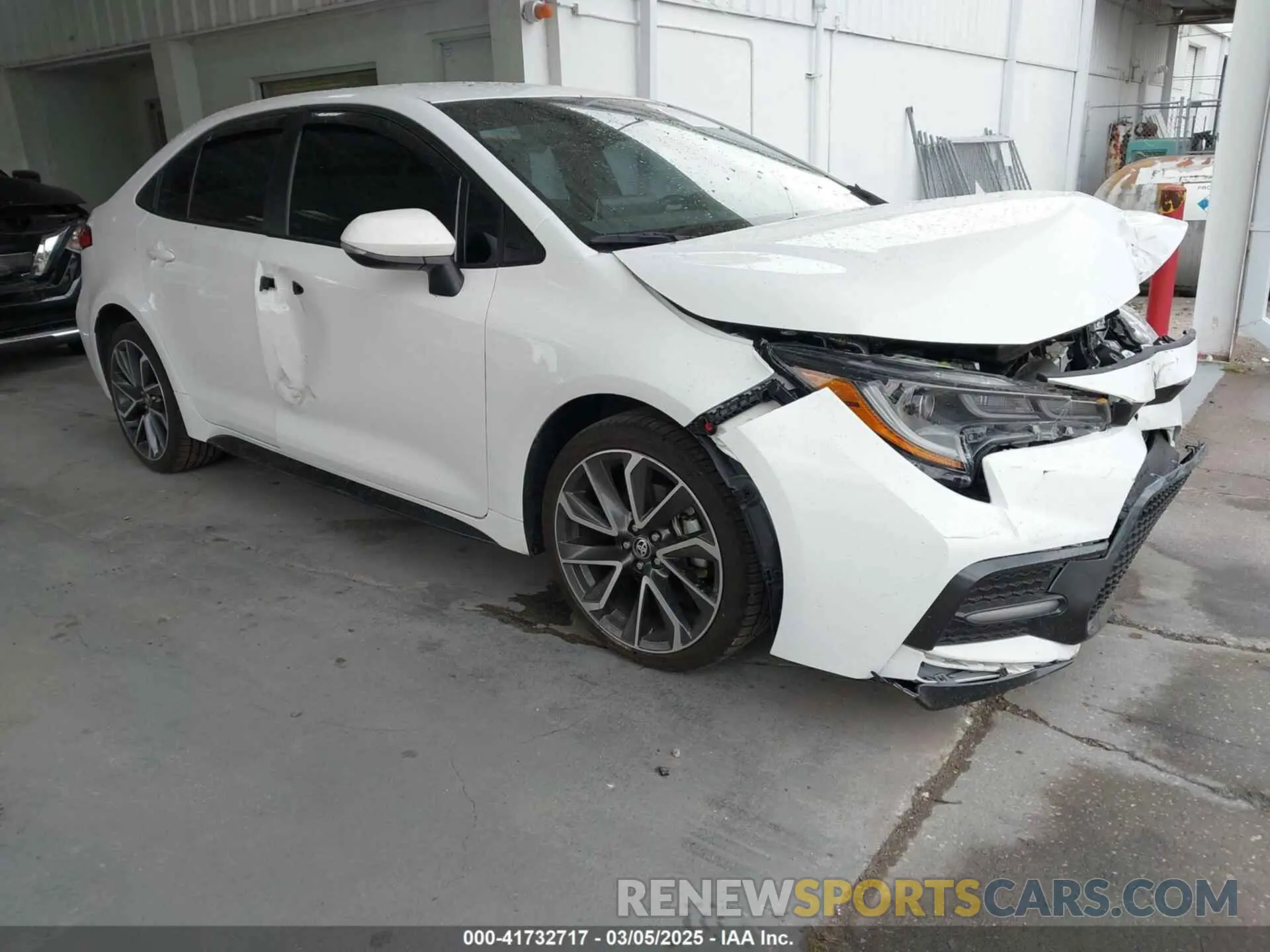 1 Photograph of a damaged car 5YFS4MCE7MP059926 TOYOTA COROLLA 2021