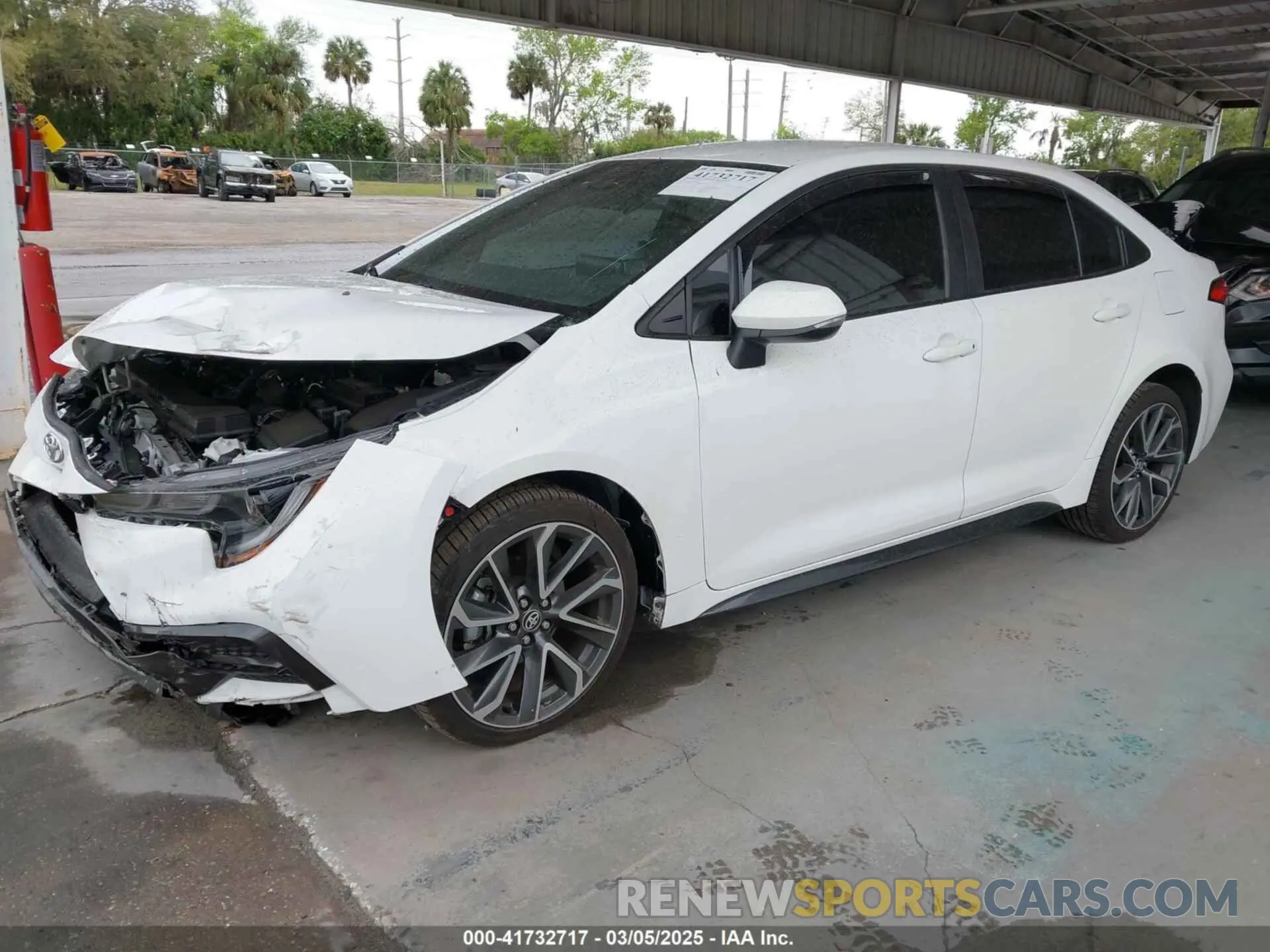 2 Photograph of a damaged car 5YFS4MCE7MP059926 TOYOTA COROLLA 2021