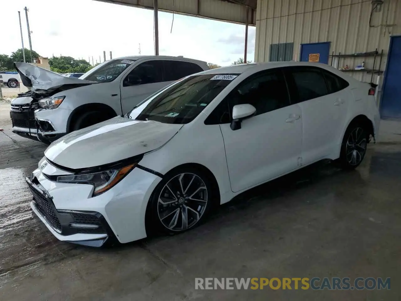 1 Photograph of a damaged car 5YFS4MCE7MP063846 TOYOTA COROLLA 2021