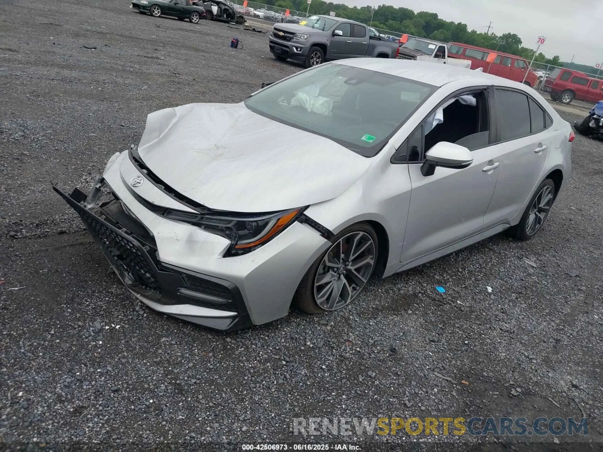 2 Photograph of a damaged car 5YFS4MCE7MP064561 TOYOTA COROLLA 2021