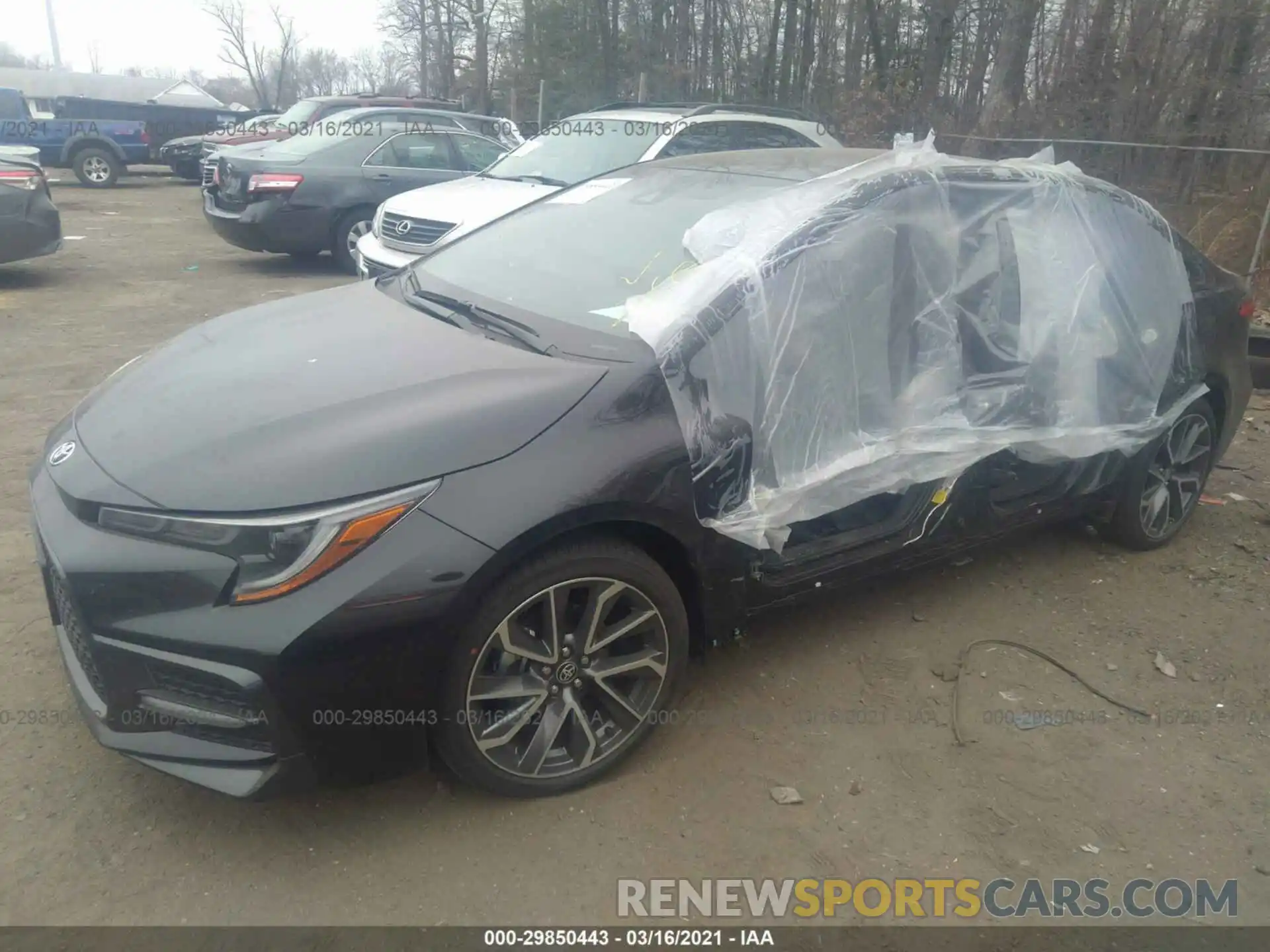 2 Photograph of a damaged car 5YFS4MCE7MP070506 TOYOTA COROLLA 2021