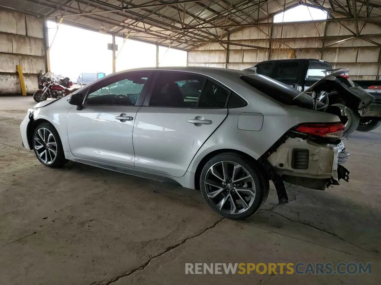 2 Photograph of a damaged car 5YFS4MCE7MP075382 TOYOTA COROLLA 2021