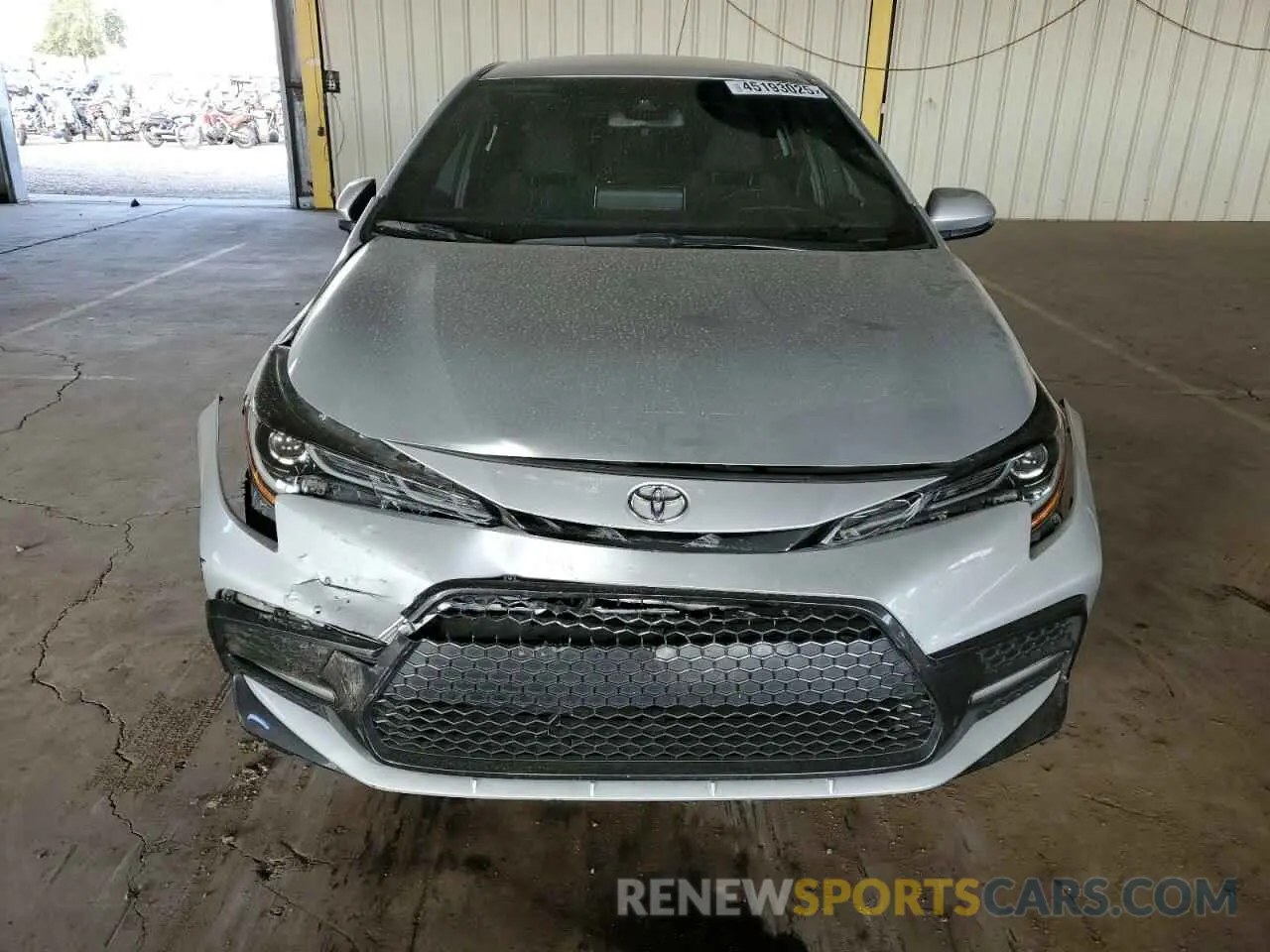 5 Photograph of a damaged car 5YFS4MCE7MP075382 TOYOTA COROLLA 2021