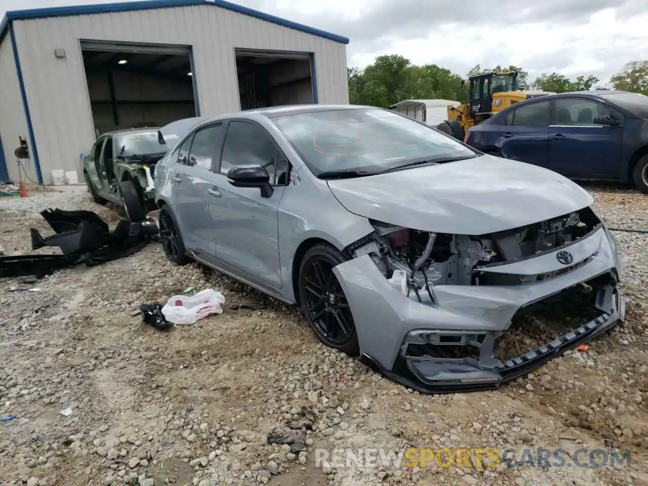 1 Photograph of a damaged car 5YFS4MCE7MP078427 TOYOTA COROLLA 2021