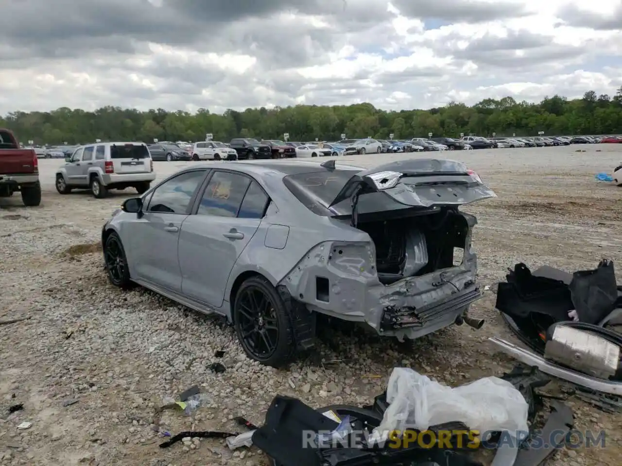 3 Photograph of a damaged car 5YFS4MCE7MP078427 TOYOTA COROLLA 2021