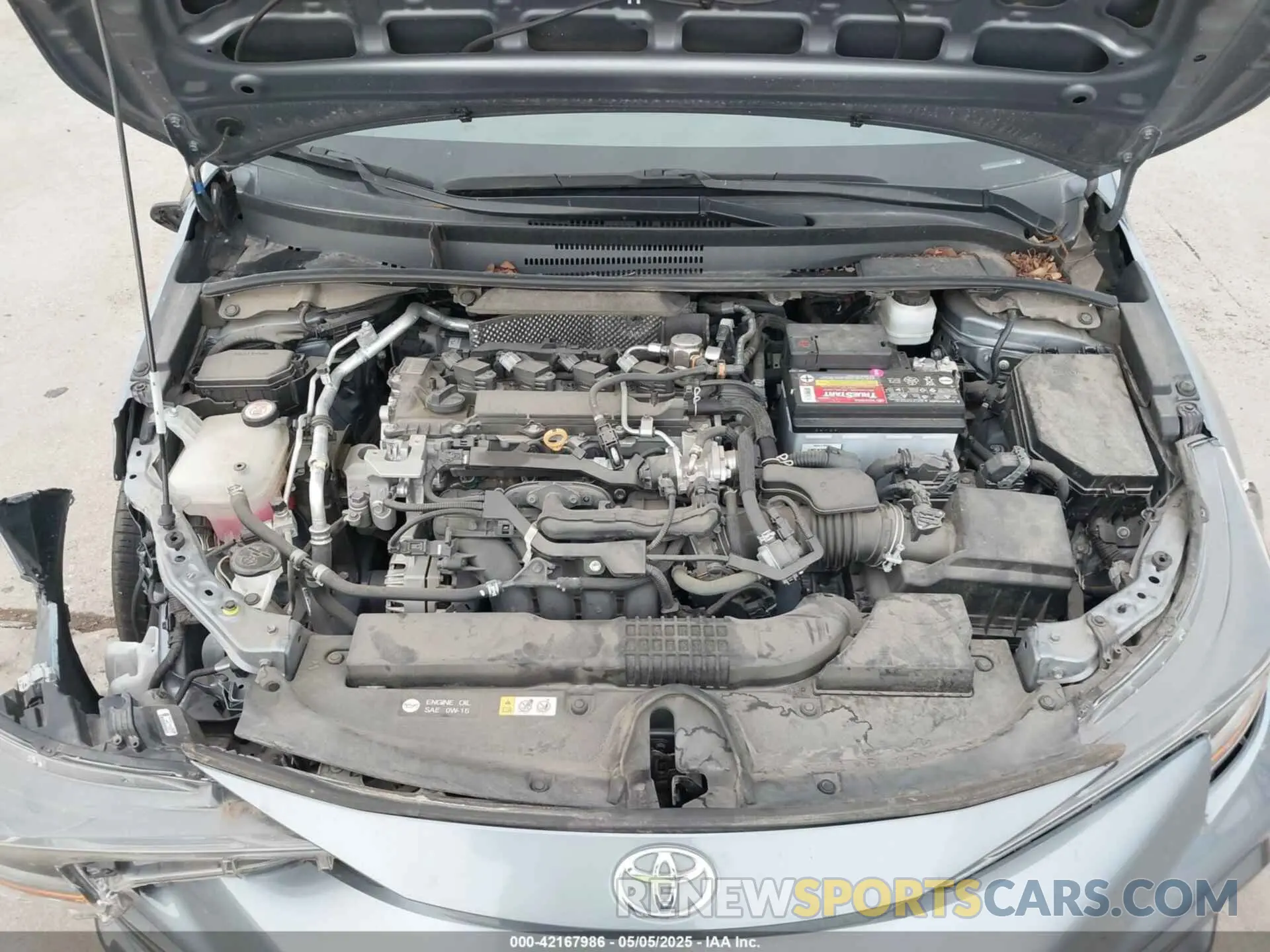 10 Photograph of a damaged car 5YFS4MCE7MP084258 TOYOTA COROLLA 2021