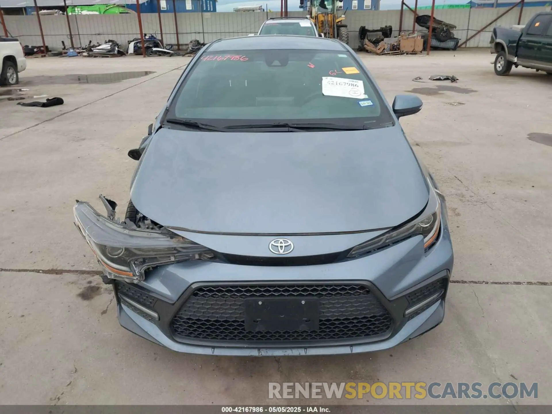 12 Photograph of a damaged car 5YFS4MCE7MP084258 TOYOTA COROLLA 2021