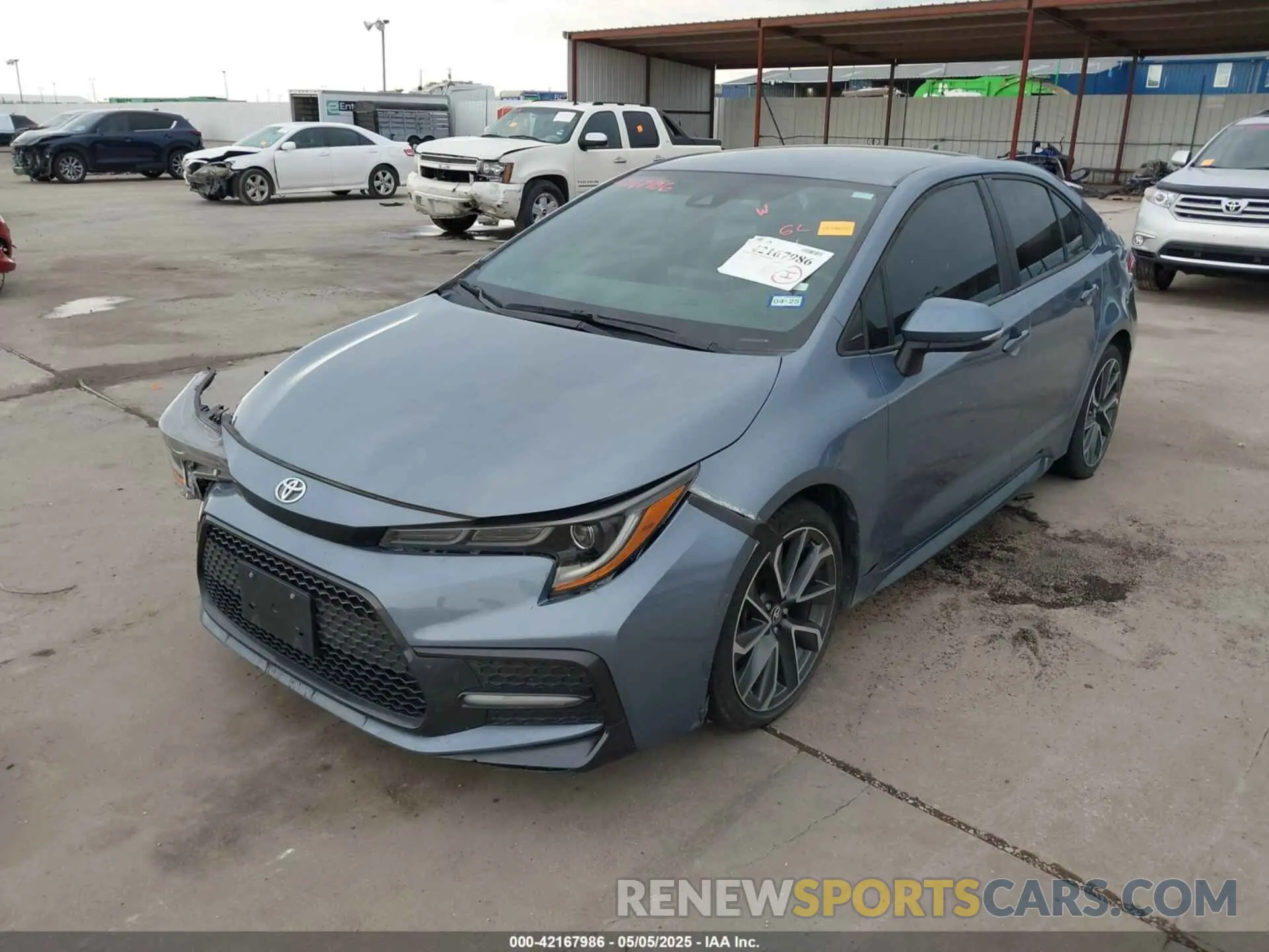 2 Photograph of a damaged car 5YFS4MCE7MP084258 TOYOTA COROLLA 2021