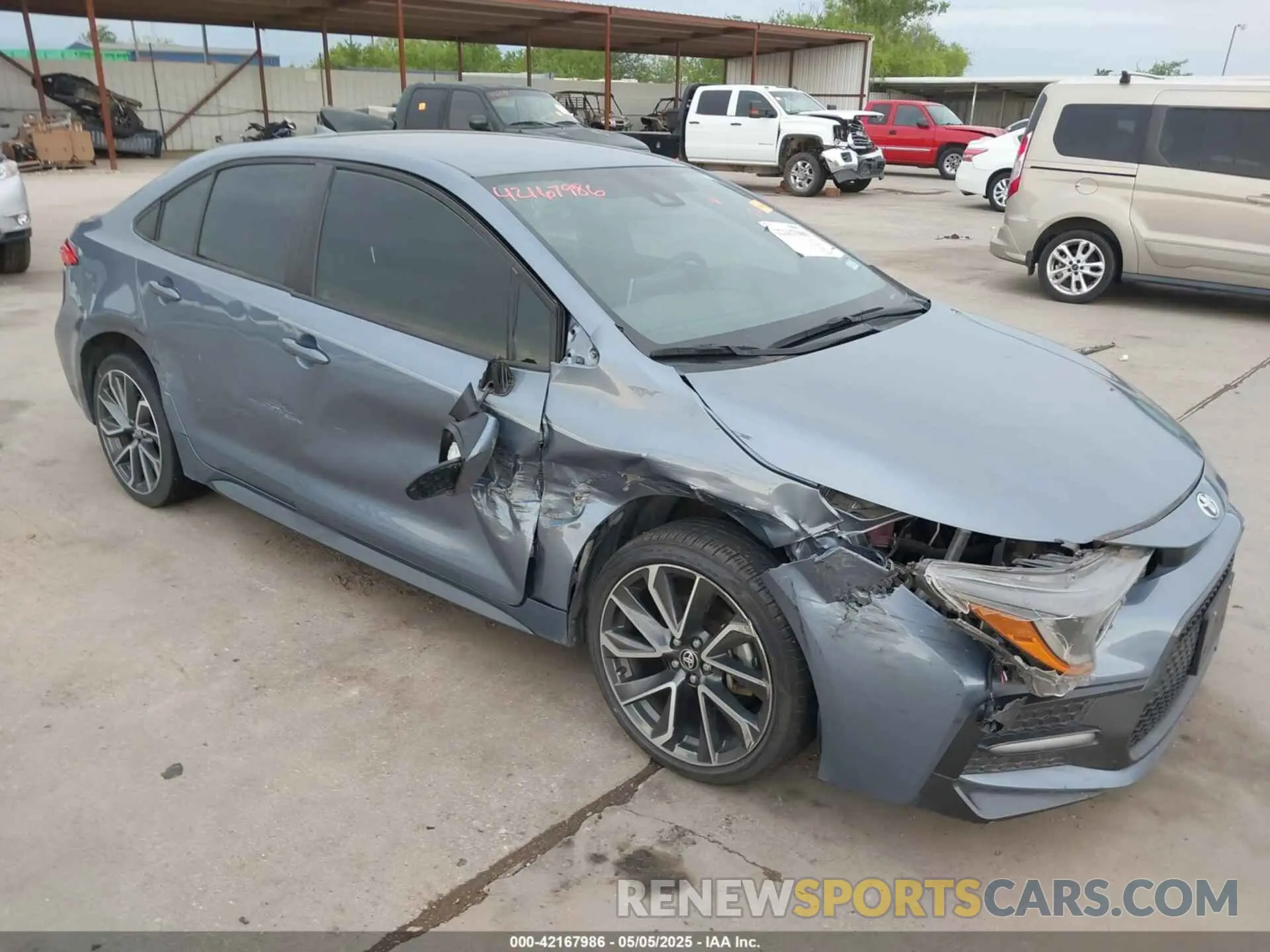 6 Photograph of a damaged car 5YFS4MCE7MP084258 TOYOTA COROLLA 2021