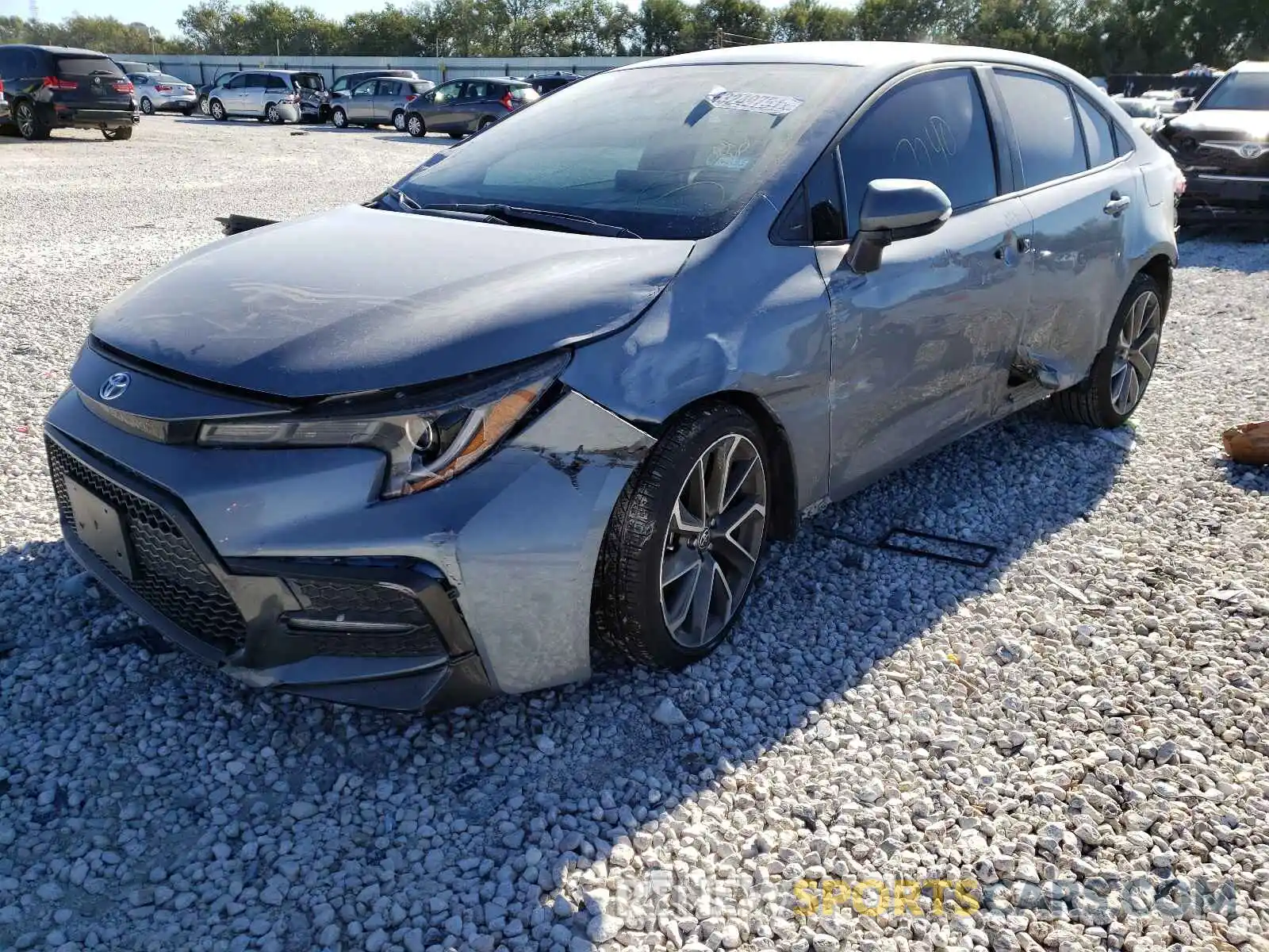 9 Photograph of a damaged car 5YFS4MCE7MP084860 TOYOTA COROLLA 2021