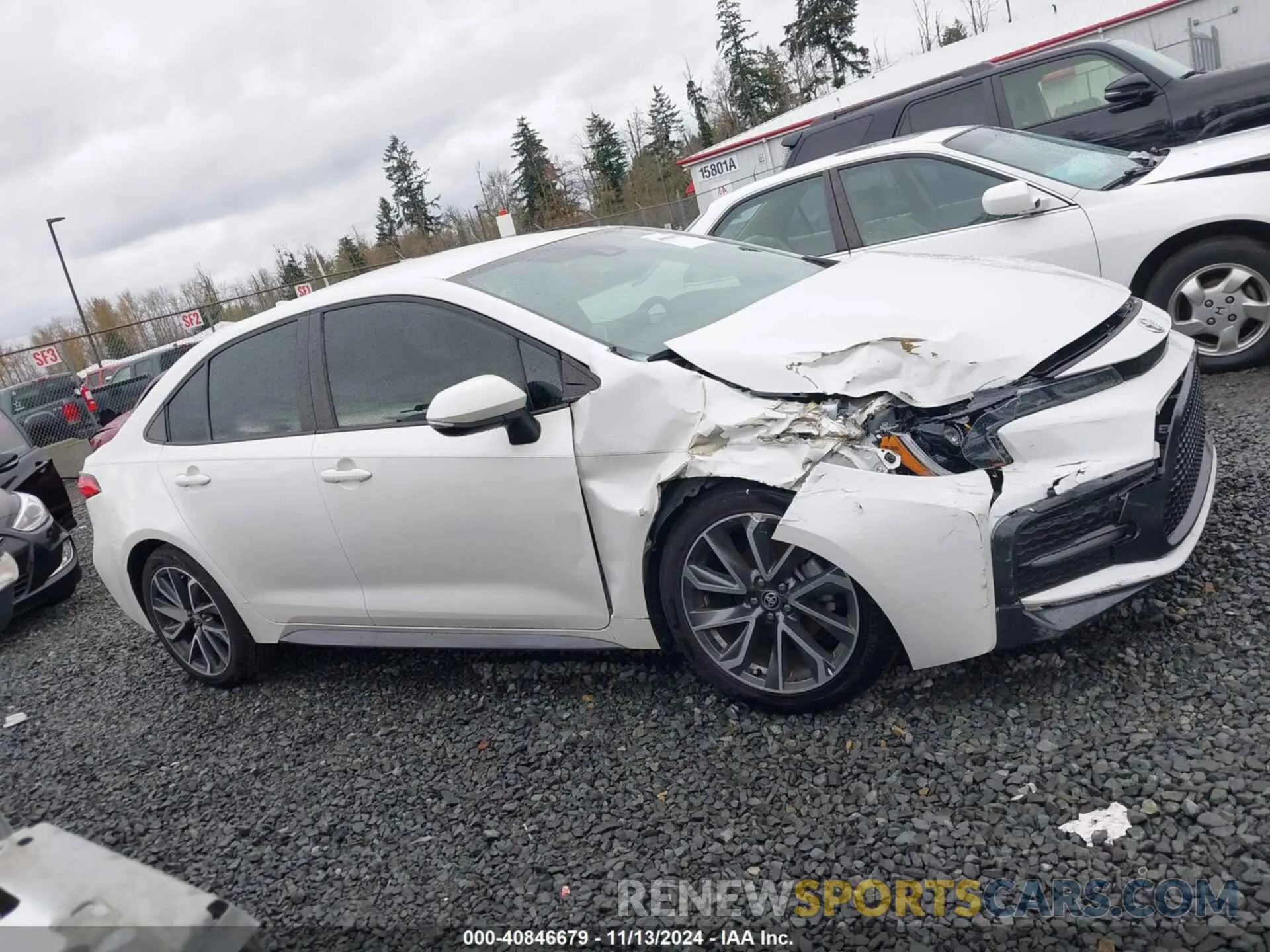 13 Photograph of a damaged car 5YFS4MCE7MP088956 TOYOTA COROLLA 2021