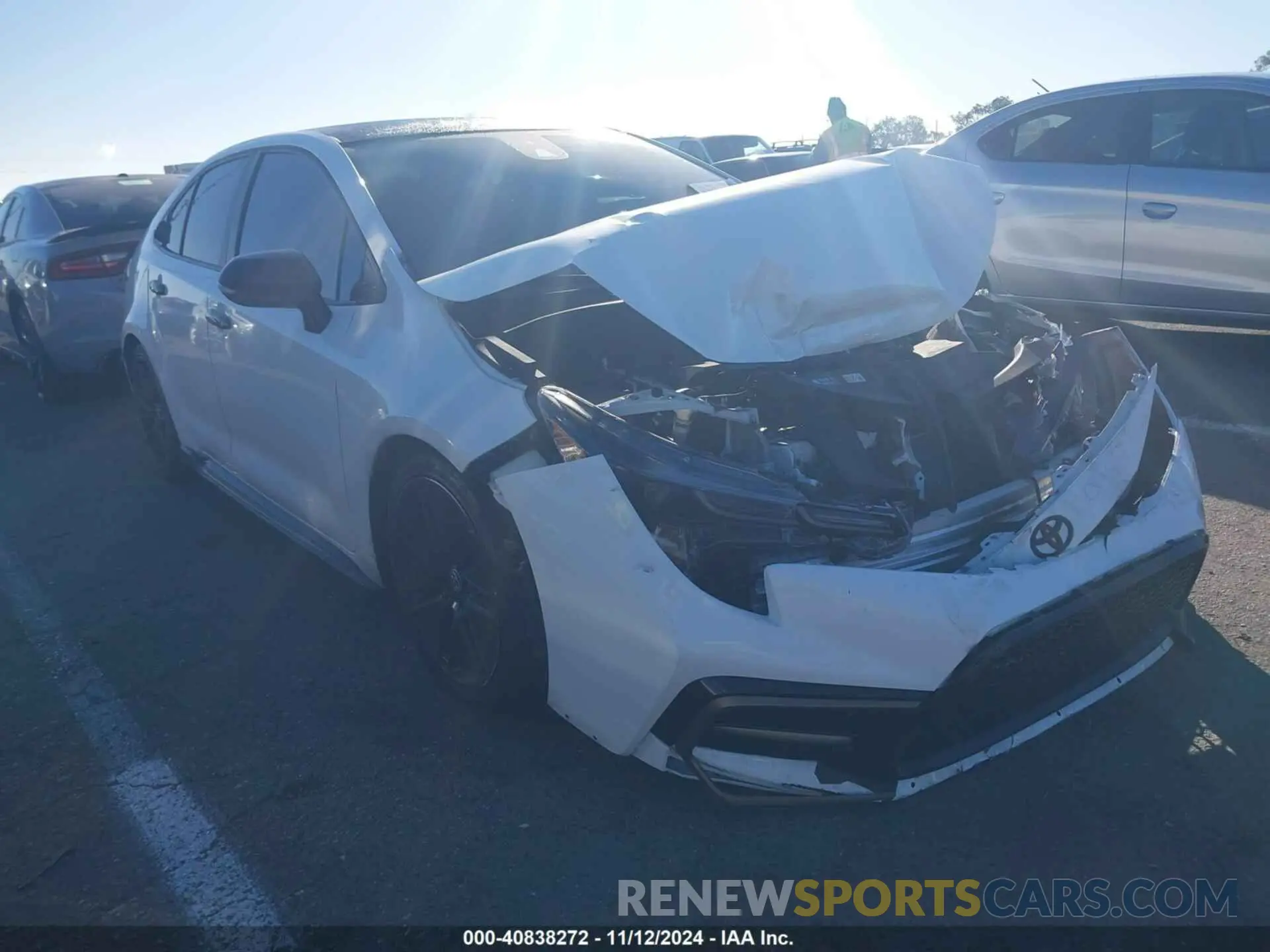 1 Photograph of a damaged car 5YFS4MCE7MP091601 TOYOTA COROLLA 2021