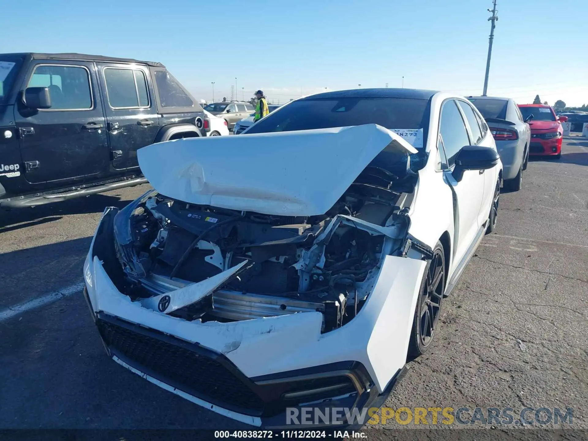 2 Photograph of a damaged car 5YFS4MCE7MP091601 TOYOTA COROLLA 2021