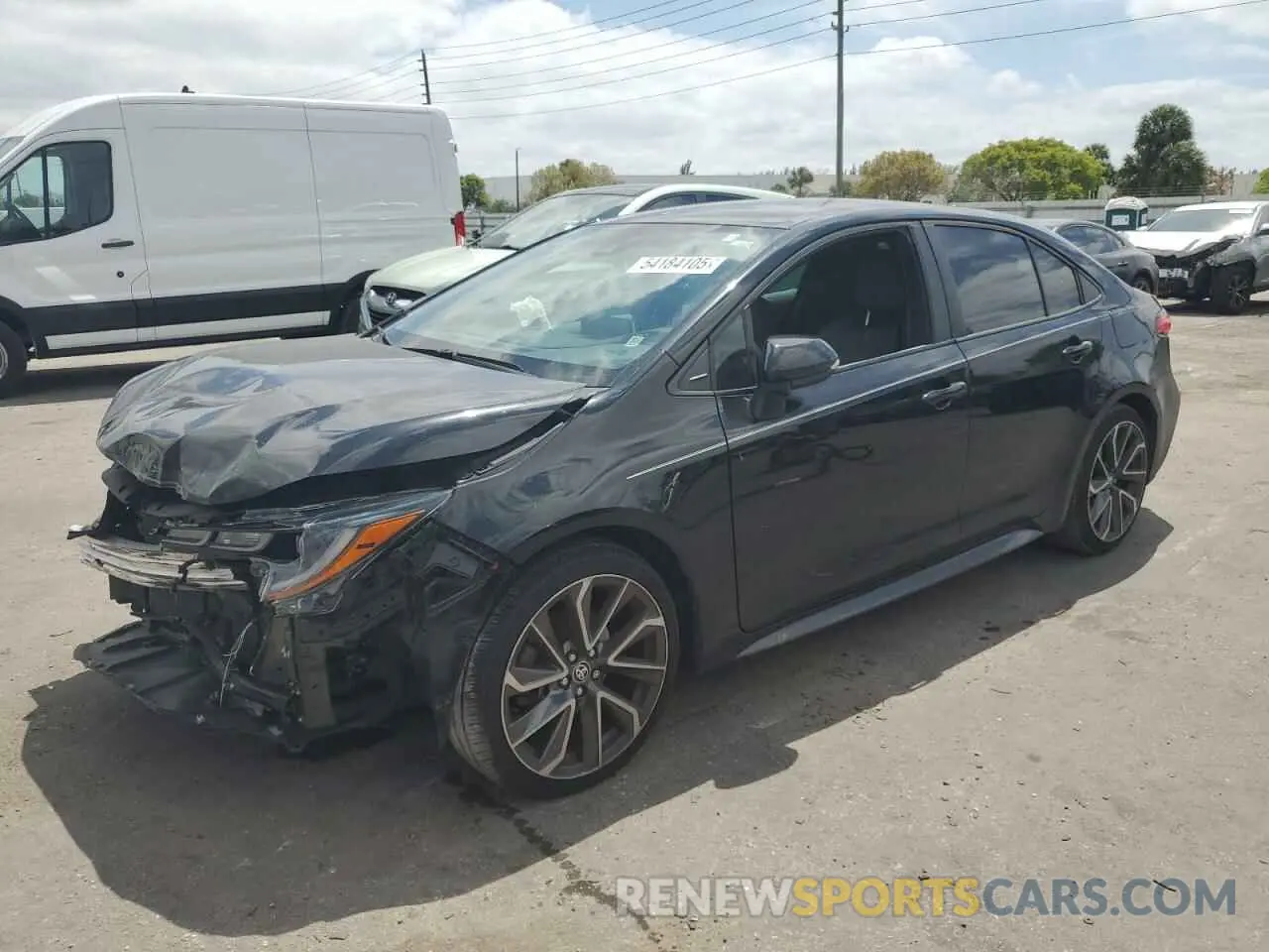 1 Photograph of a damaged car 5YFS4MCE7MP095065 TOYOTA COROLLA 2021