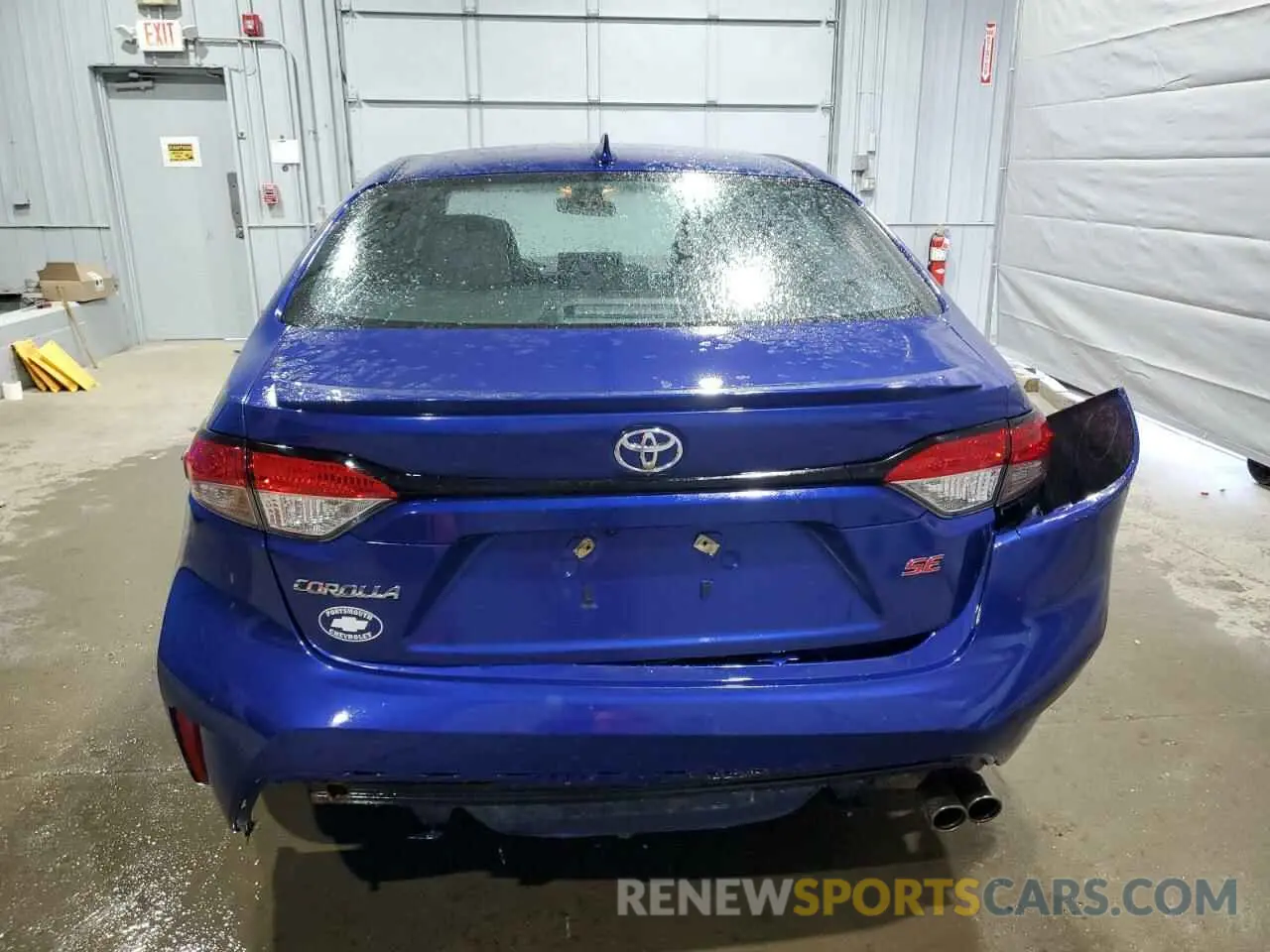 6 Photograph of a damaged car 5YFS4MCE8MP061426 TOYOTA COROLLA 2021