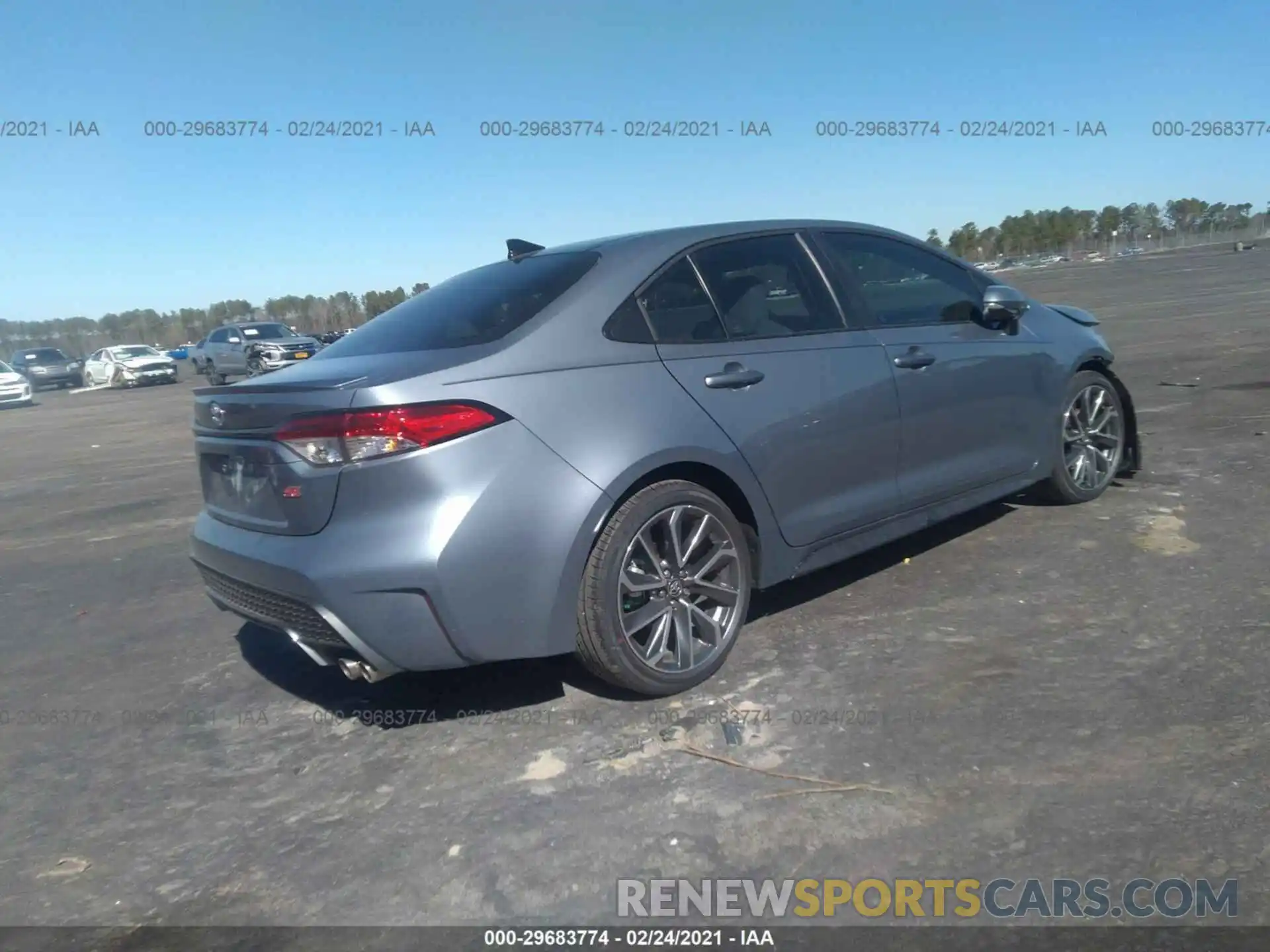 4 Photograph of a damaged car 5YFS4MCE8MP073317 TOYOTA COROLLA 2021