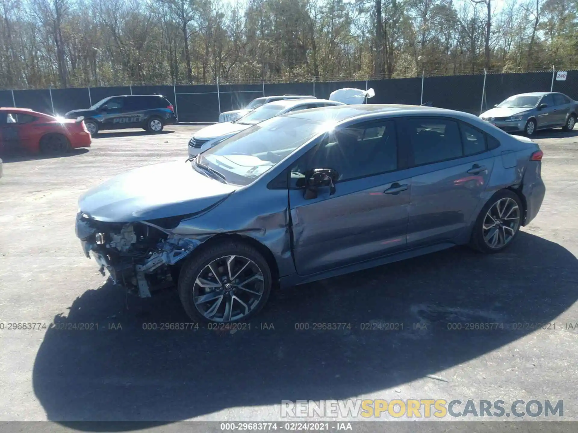 6 Photograph of a damaged car 5YFS4MCE8MP073317 TOYOTA COROLLA 2021