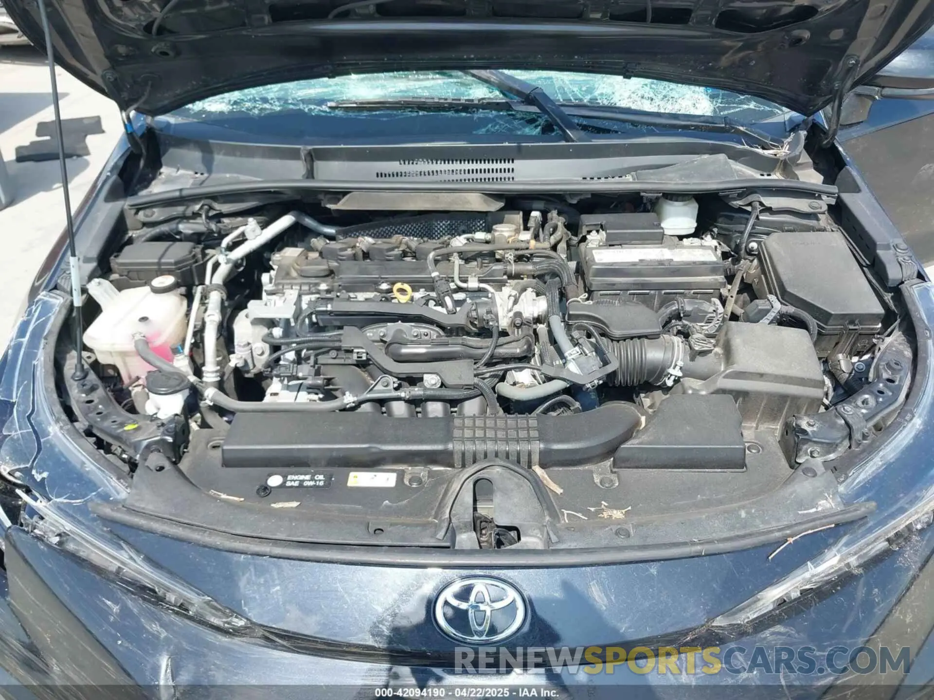 10 Photograph of a damaged car 5YFS4MCE8MP075617 TOYOTA COROLLA 2021