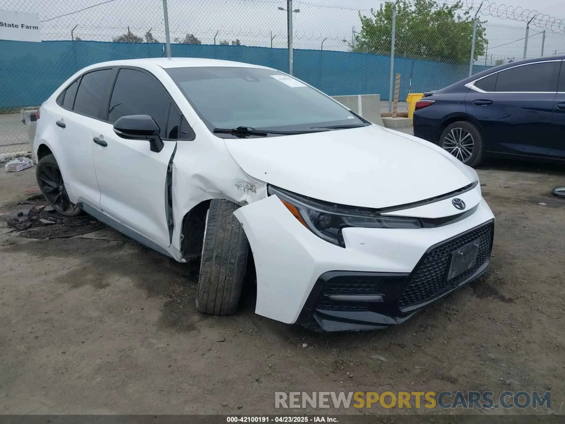 1 Photograph of a damaged car 5YFS4MCE8MP077285 TOYOTA COROLLA 2021
