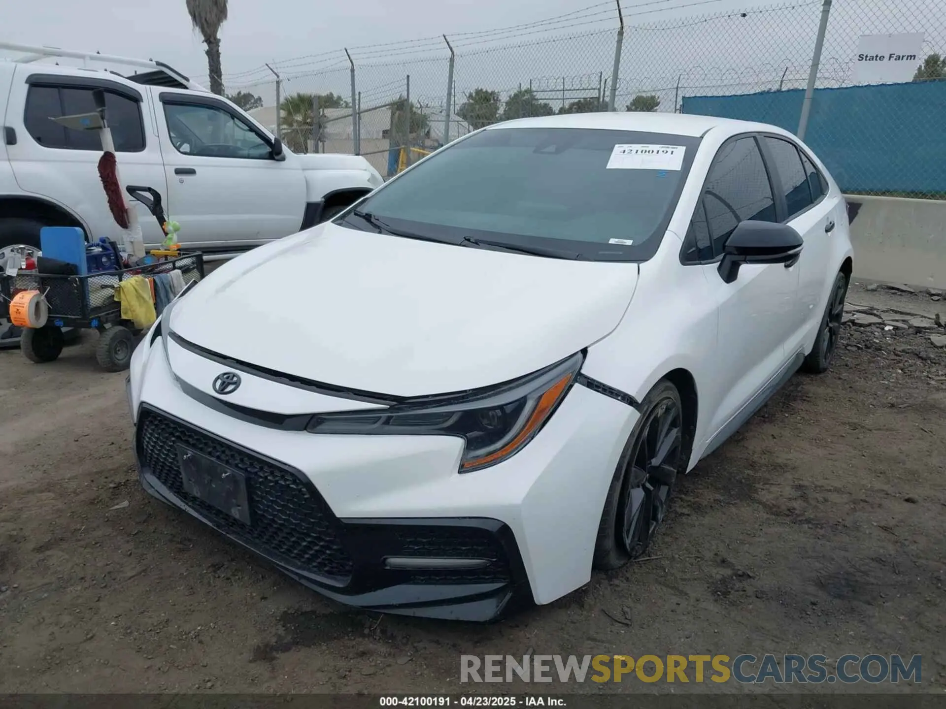 2 Photograph of a damaged car 5YFS4MCE8MP077285 TOYOTA COROLLA 2021