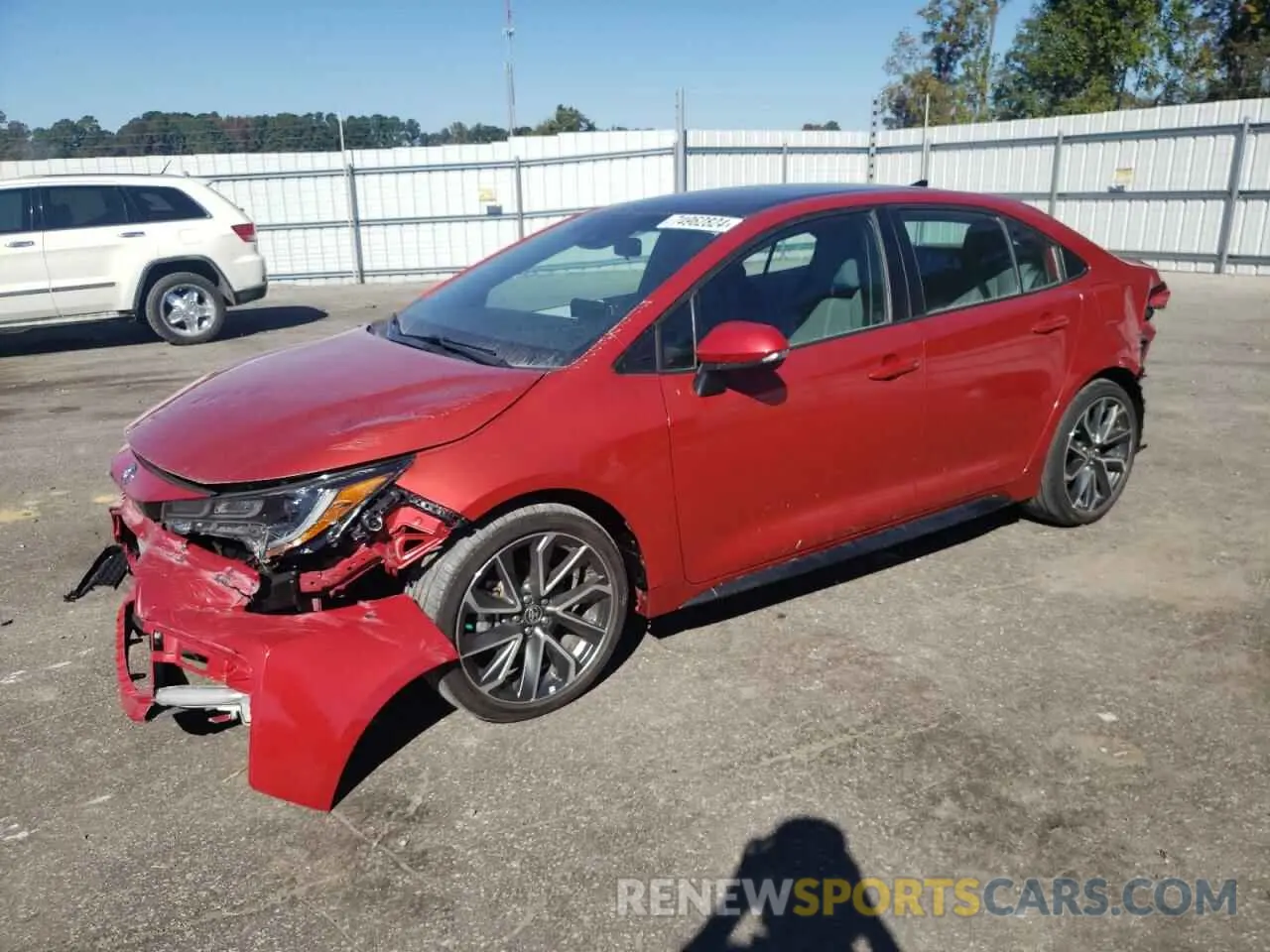 1 Photograph of a damaged car 5YFS4MCE8MP077920 TOYOTA COROLLA 2021