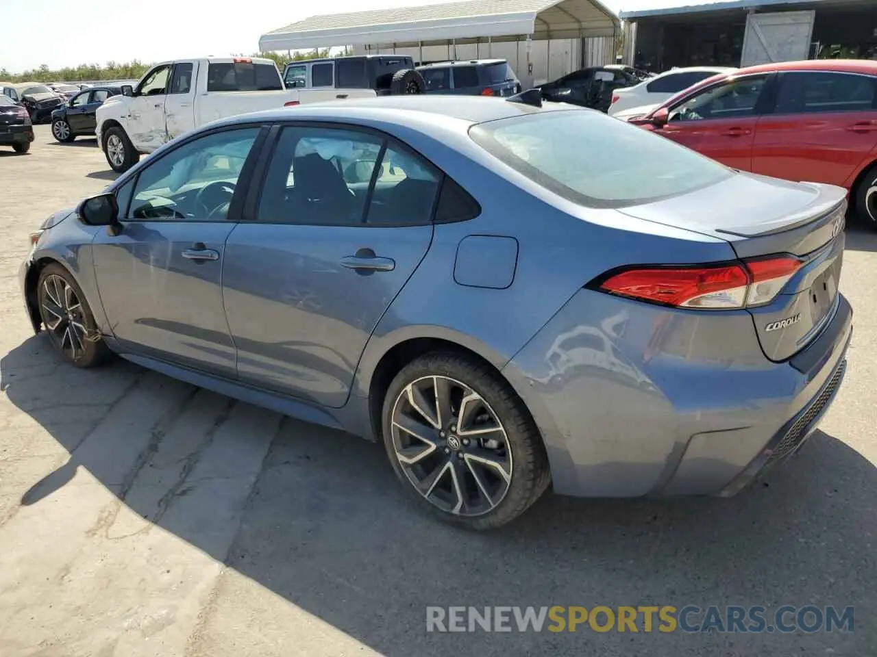 2 Photograph of a damaged car 5YFS4MCE8MP090117 TOYOTA COROLLA 2021